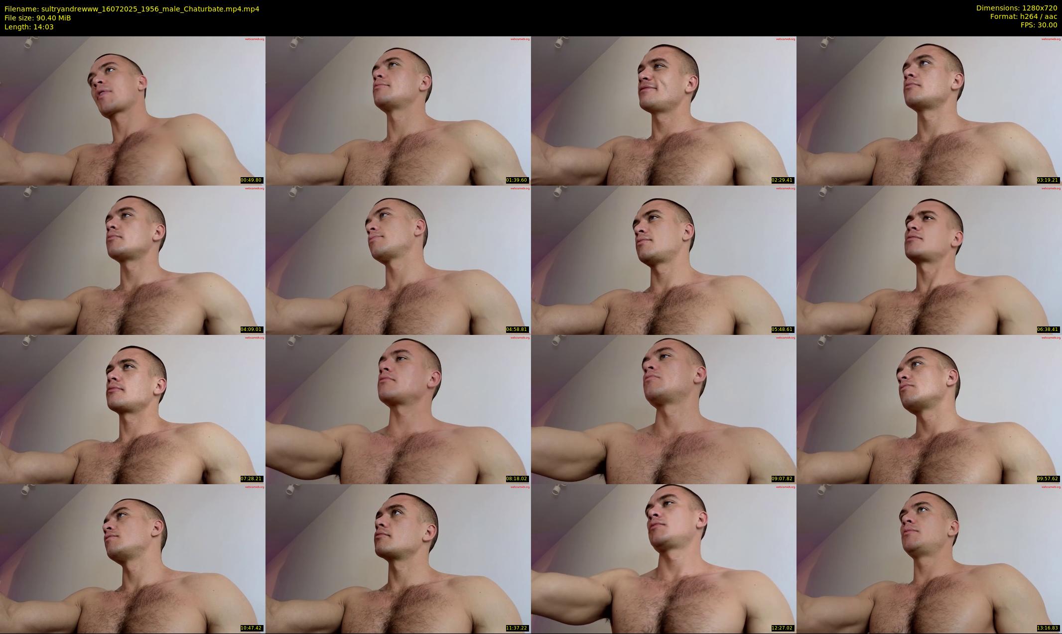 sultryandrewww — 15 minute Chaturbate male cam show recording, 720p, Jul 16, 2025