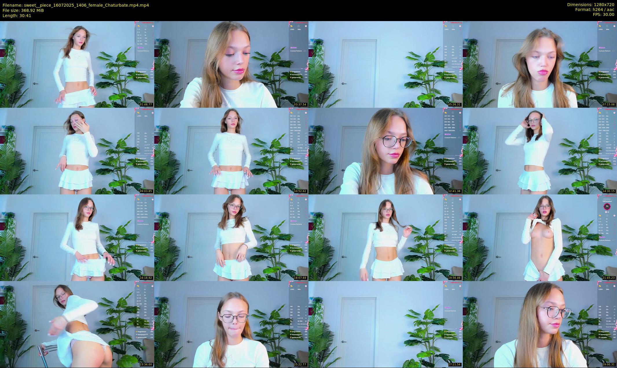 sweet__piece — 31 minute Chaturbate female cam show recording, 720p, Jul 16, 2025