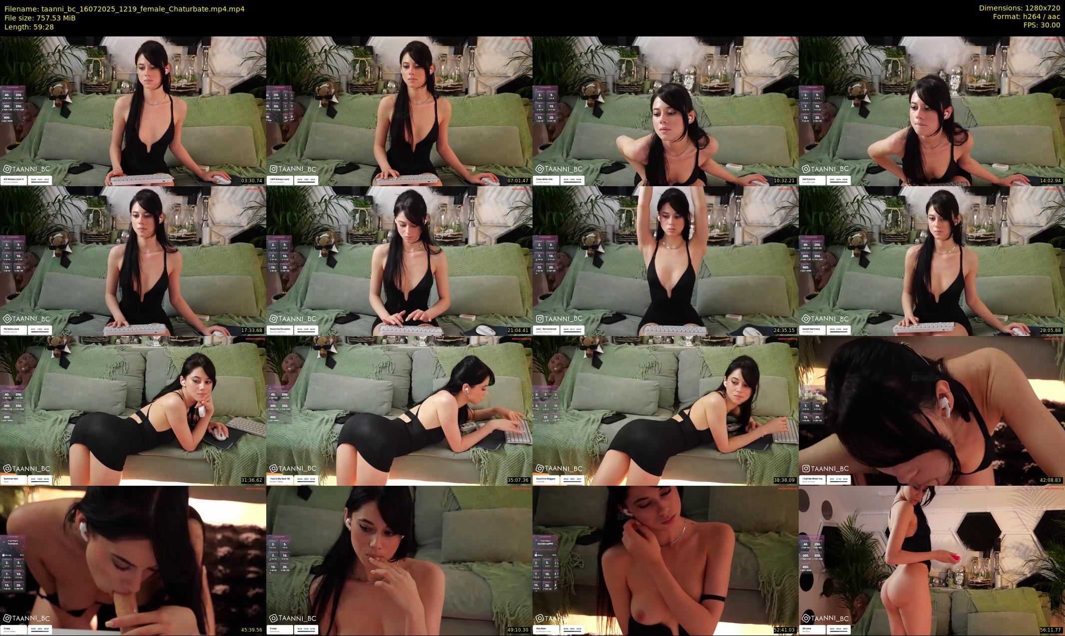 taanni_bc — 60 minute Chaturbate female cam show recording, 720p, Jul 16, 2025
