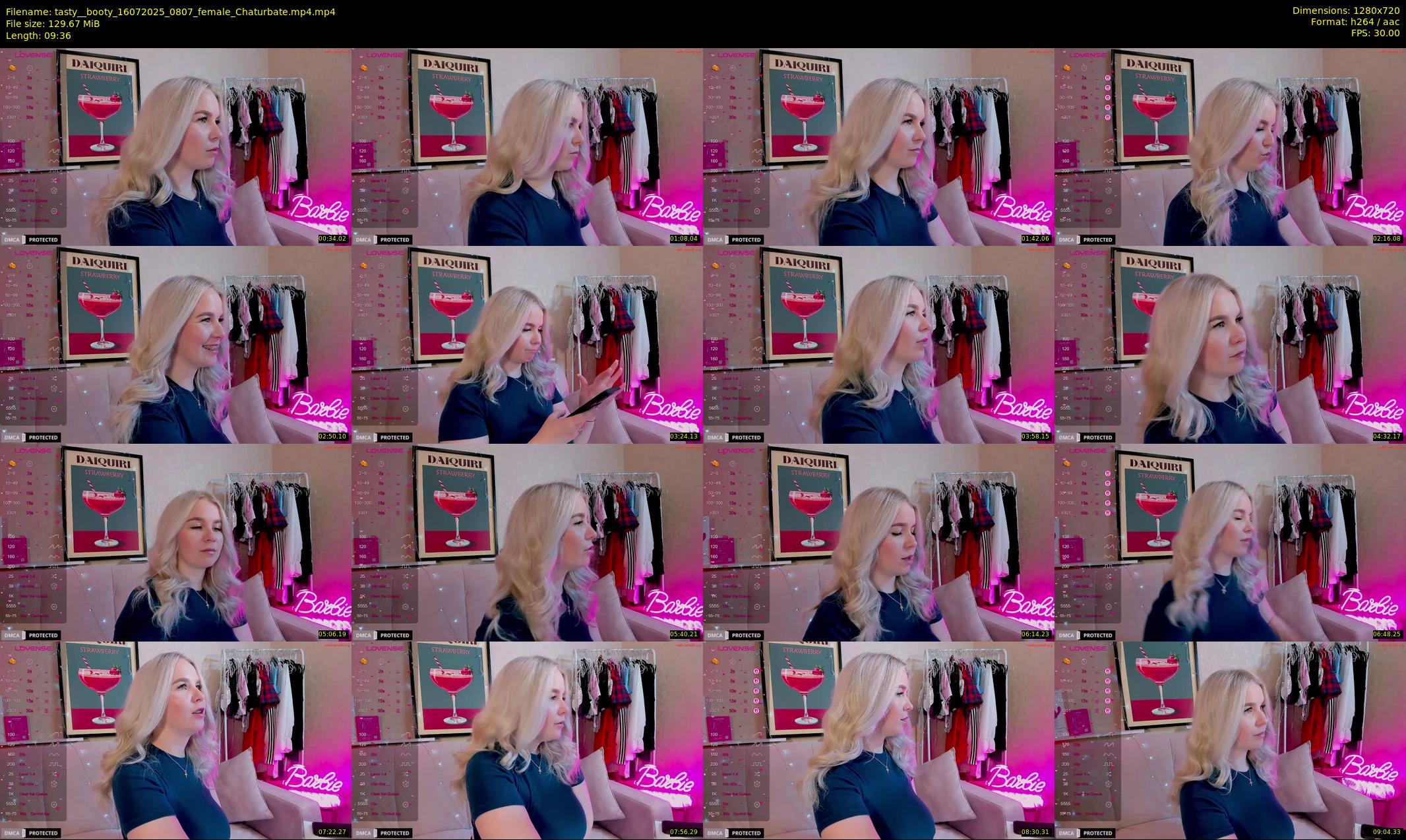 tasty__booty — 10 minute Chaturbate female cam show recording, 720p, Jul 16, 2025