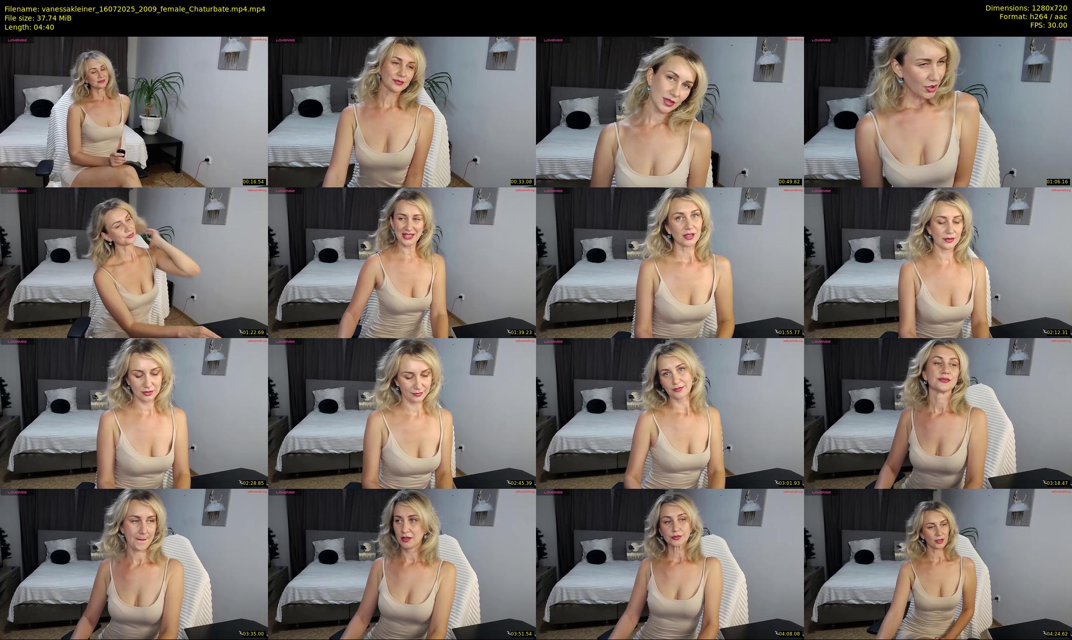 vanessakleiner — 5 minute Chaturbate female cam show recording, 720p, Jul 16, 2025