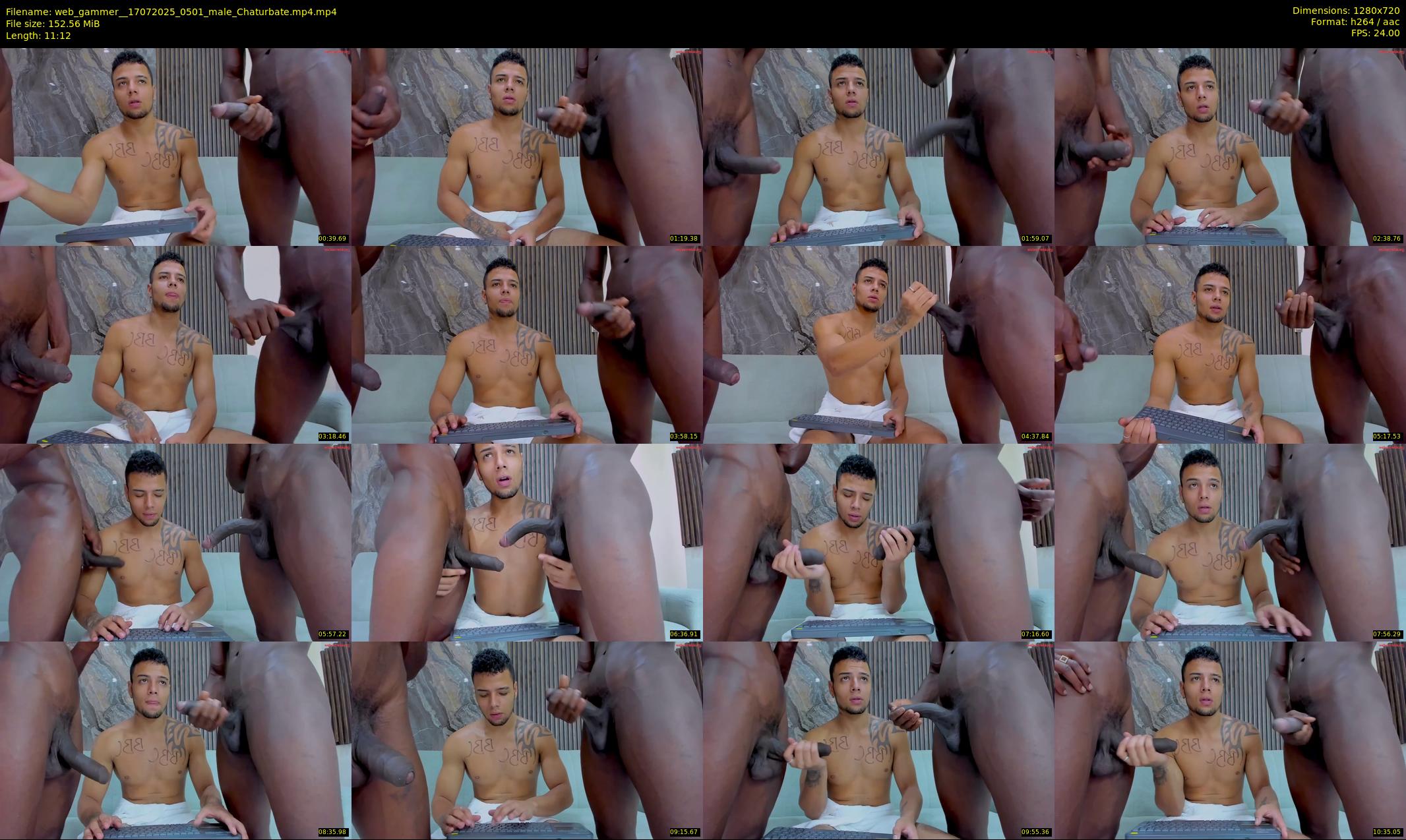 web_gammer_ — 12 minute Chaturbate male cam show recording, 720p, Jul 17, 2025