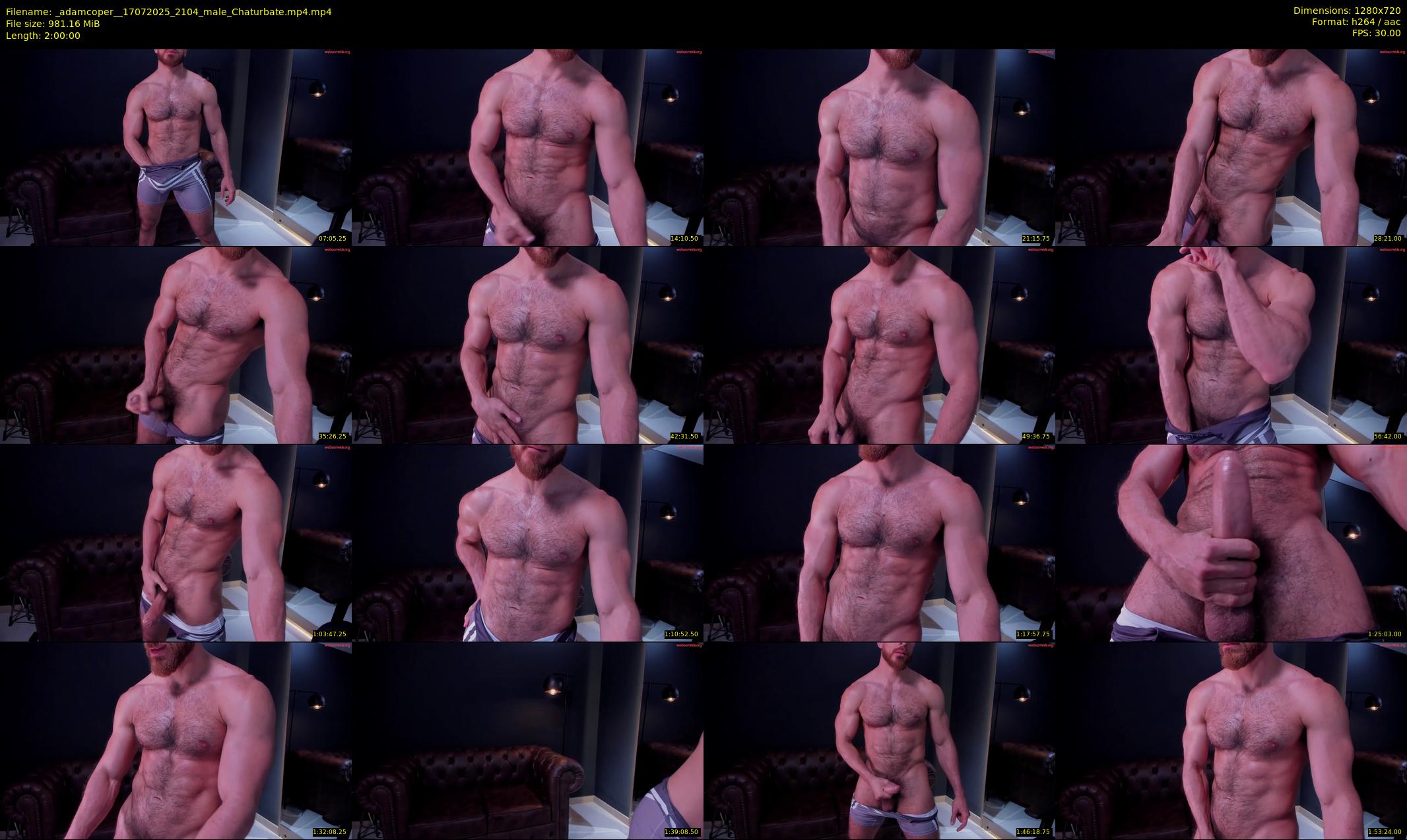 _adamcoper_ — 120 minute Chaturbate male cam show recording, 720p, Jul 17, 2025