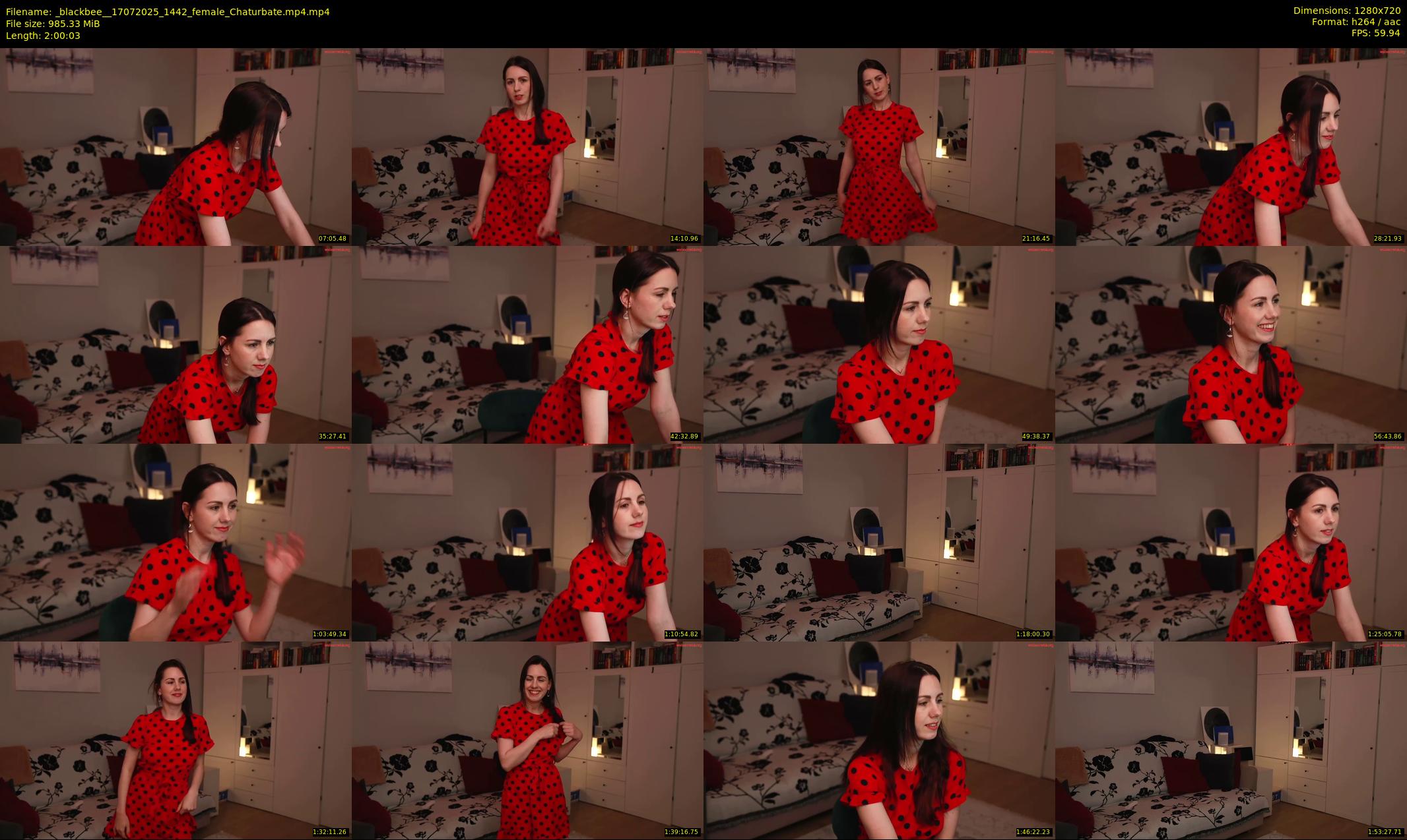 _blackbee_ — 121 minute Chaturbate female cam show recording, 720p, Jul 17, 2025