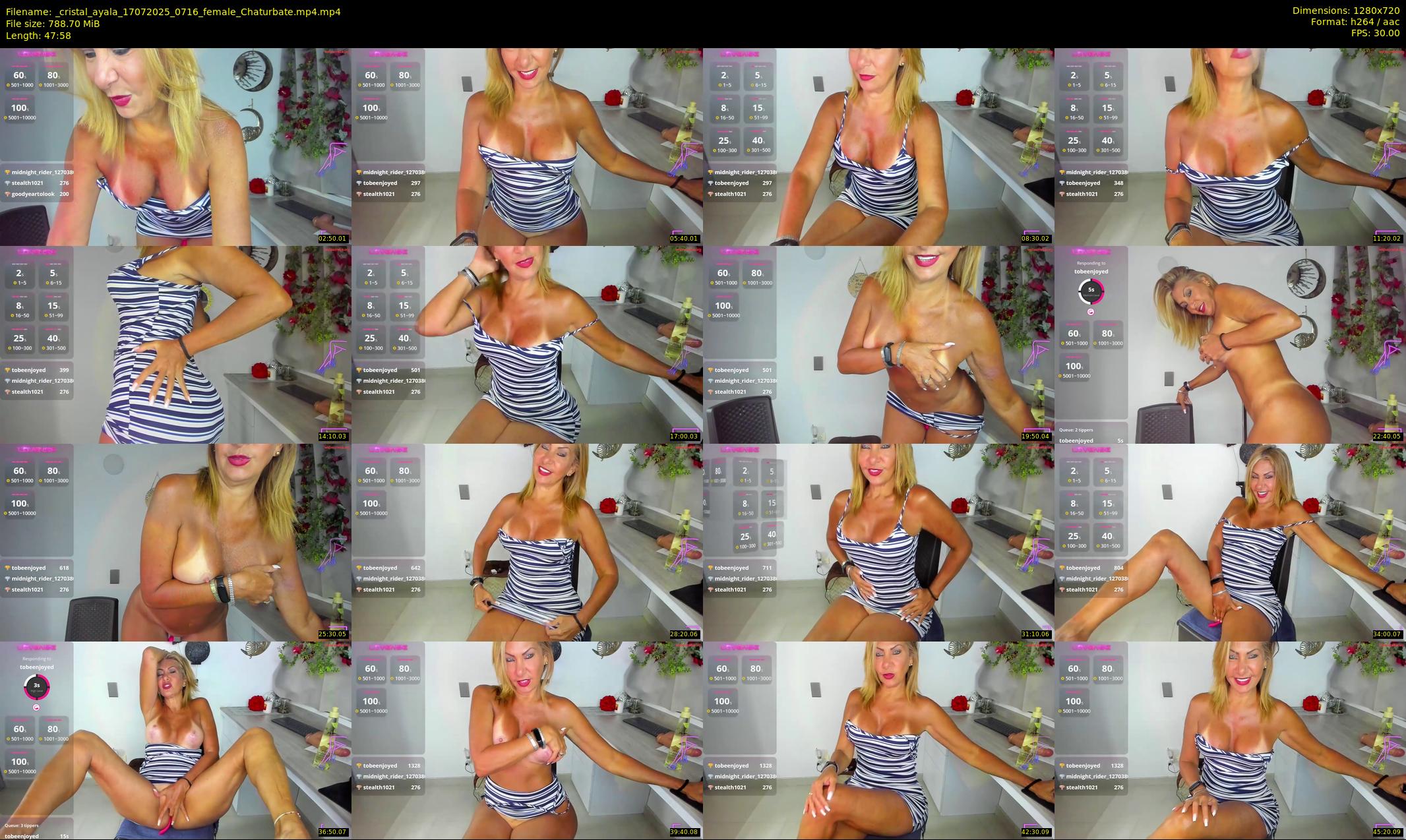 _cristal_ayala — 48 minute Chaturbate female cam show recording, 720p, Jul 17, 2025