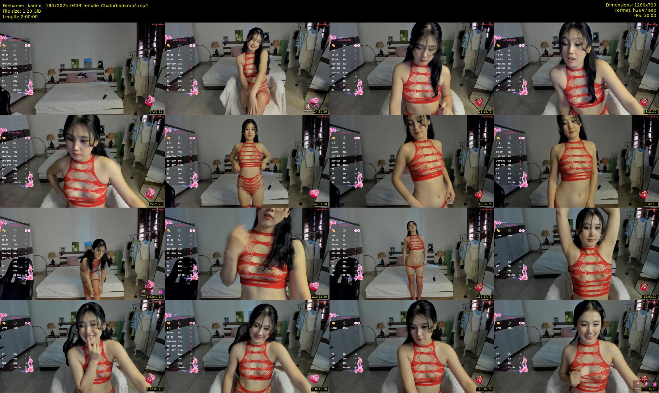 _kaomi_ — 120 minute Chaturbate female cam show recording, 720p, Jul 18, 2025