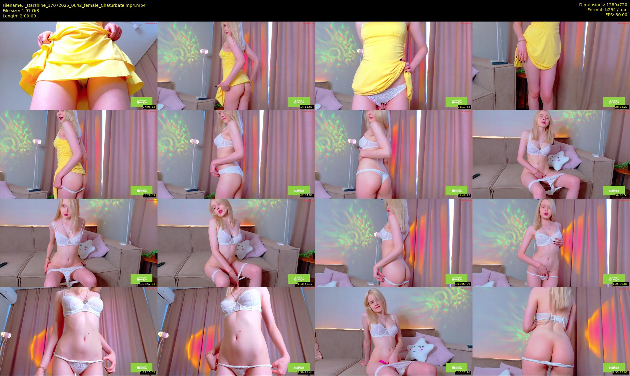 _starshine — 121 minute Chaturbate female cam show recording, 720p, Jul 17, 2025