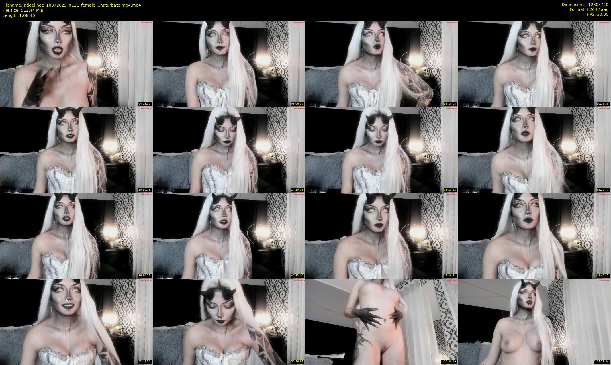 adeelinee — 69 minute Chaturbate female cam show recording, 720p, Jul 18, 2025