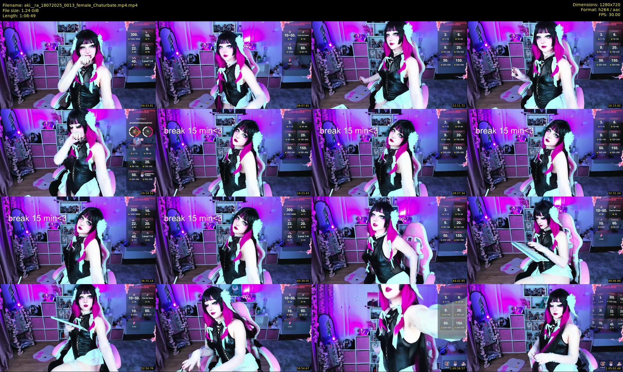 aki__ra — 69 minute Chaturbate female cam show recording, 720p, Jul 18, 2025