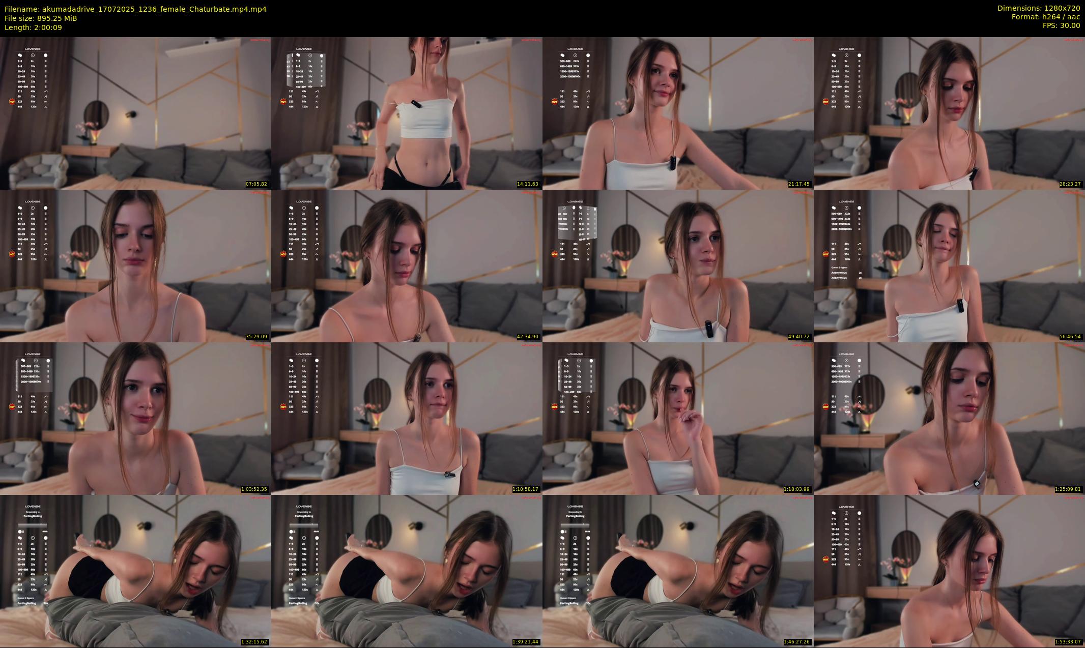 akumadadrive — 121 minute Chaturbate female cam show recording, 720p, Jul 17, 2025