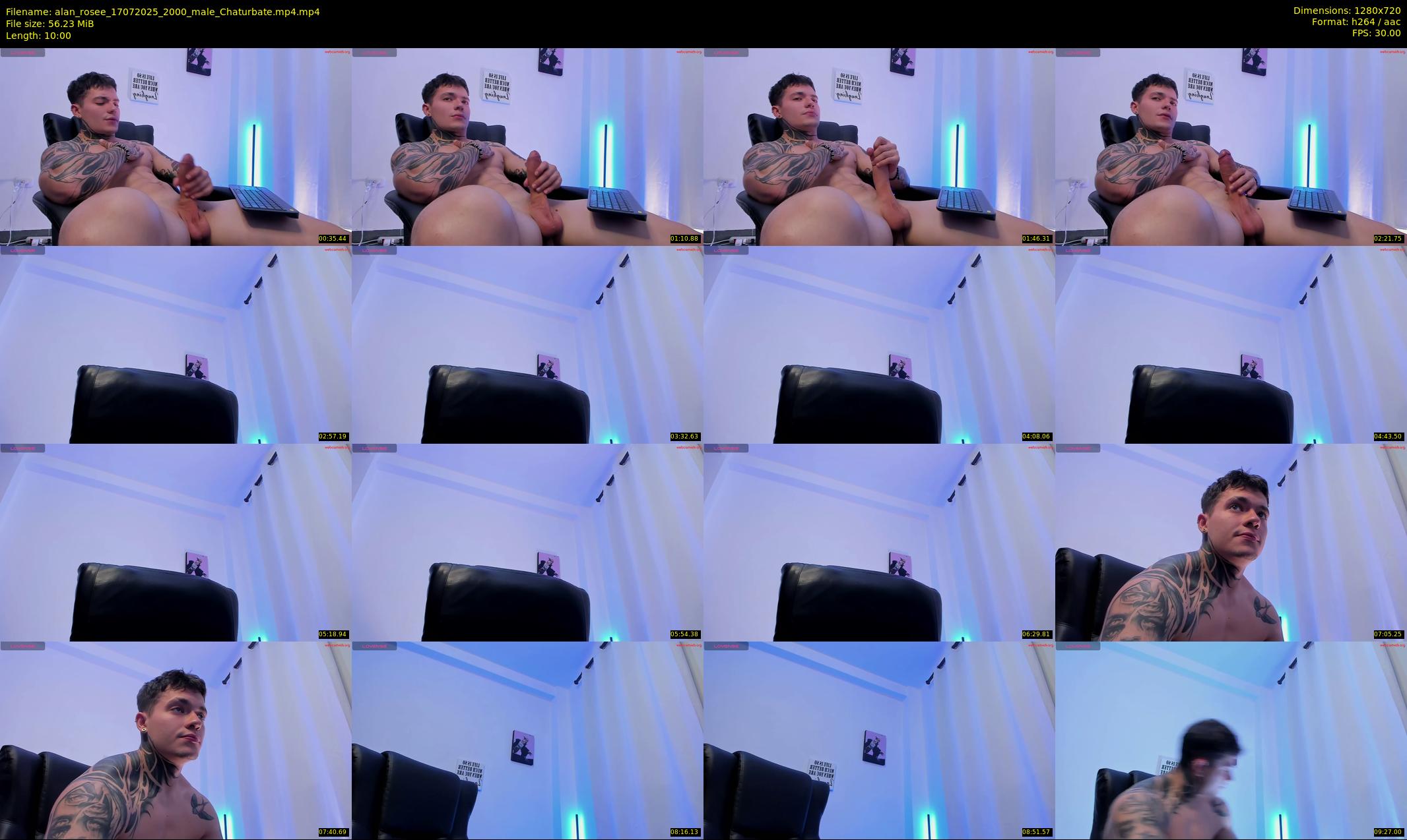 alan_rosee — 10 minute Chaturbate male cam show recording, 720p, Jul 17, 2025