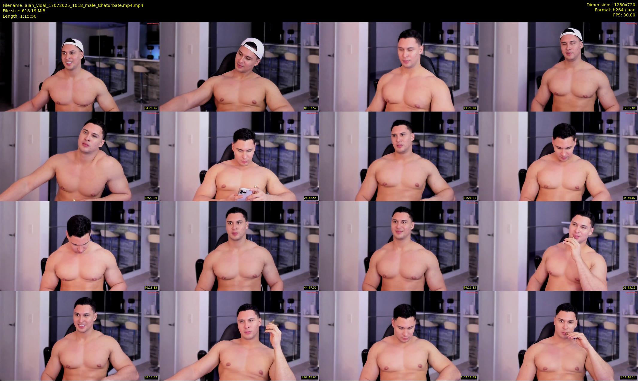 alan_vidal — 76 minute Chaturbate male cam show recording, 720p, Jul 17, 2025