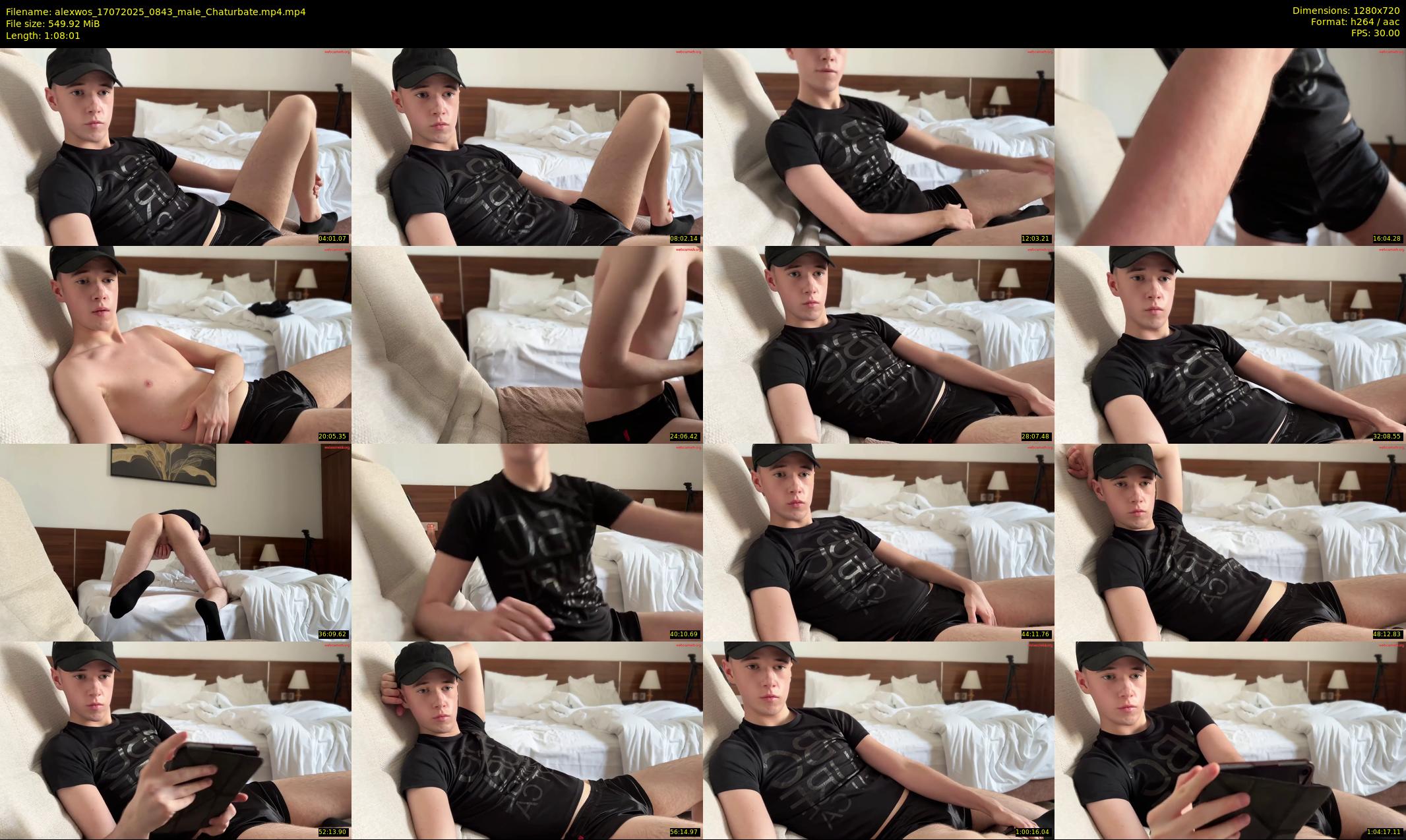 alexwos — 69 minute Chaturbate male cam show recording, 720p, Jul 17, 2025