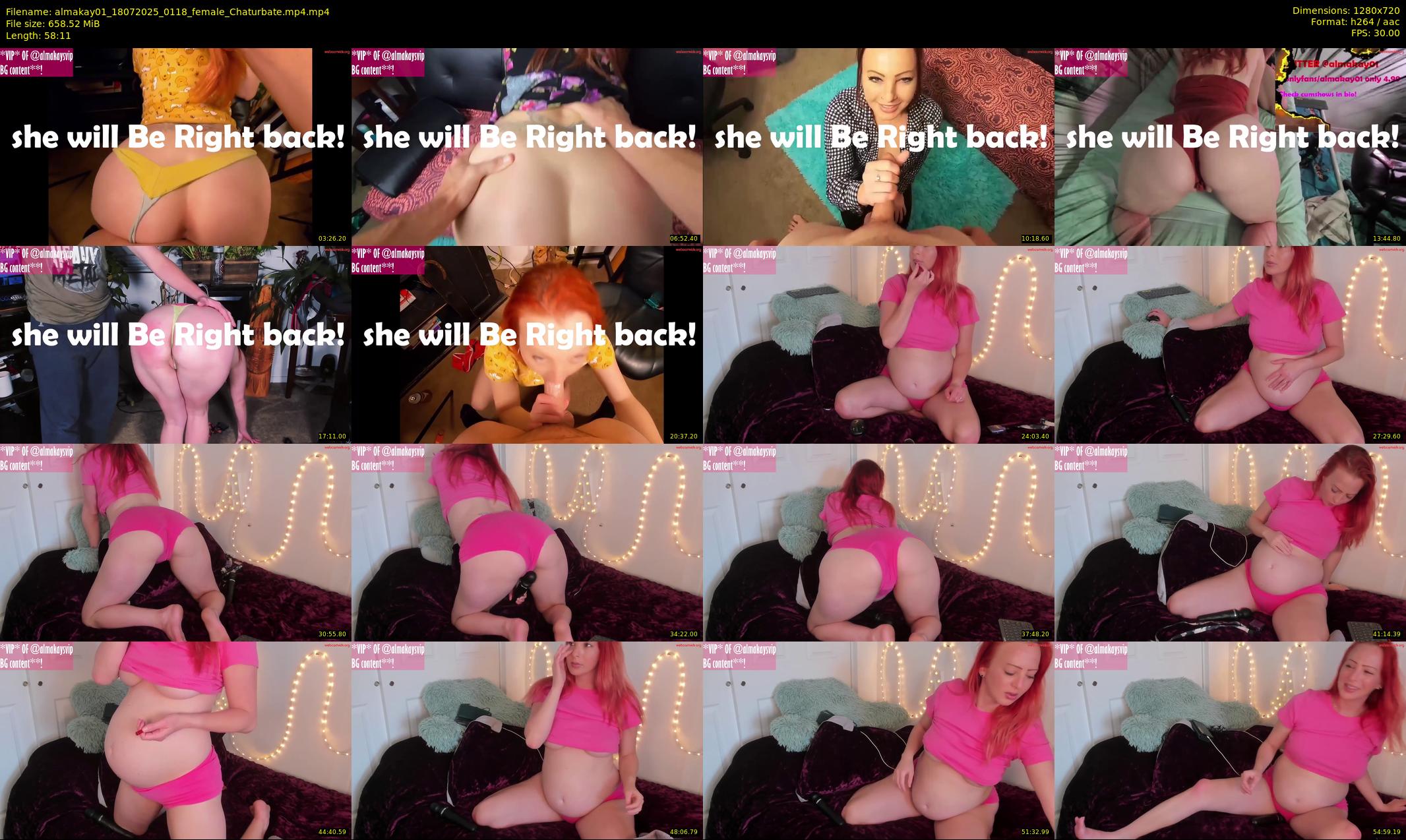 almakay01 — 59 minute Chaturbate couple cam show recording, 720p, Jul 18, 2025