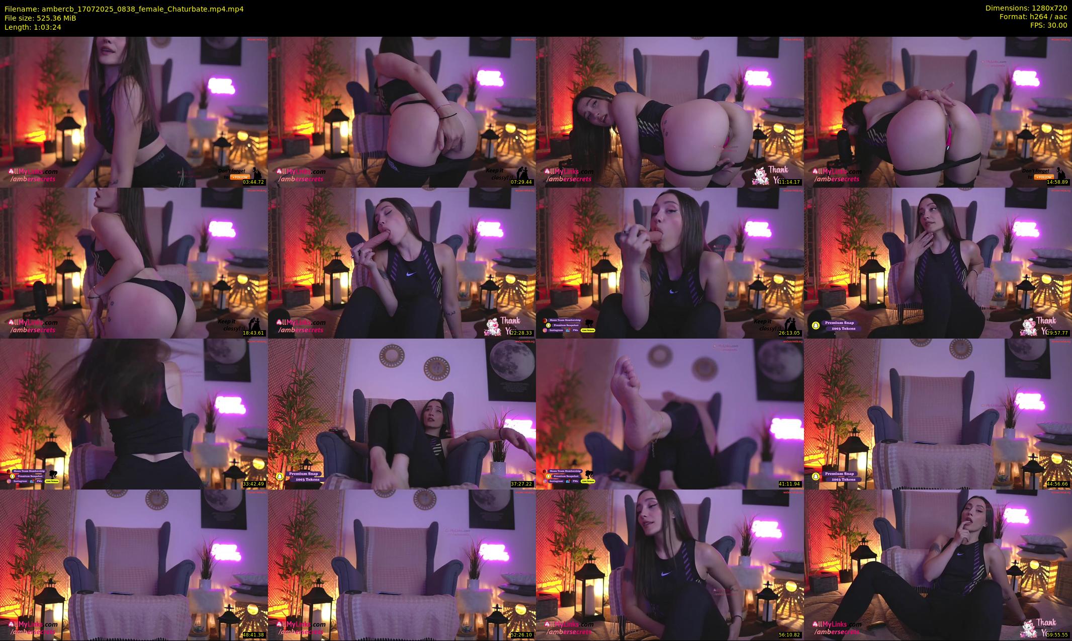 ambercb — 64 minute Chaturbate female cam show recording, 720p, Jul 17, 2025