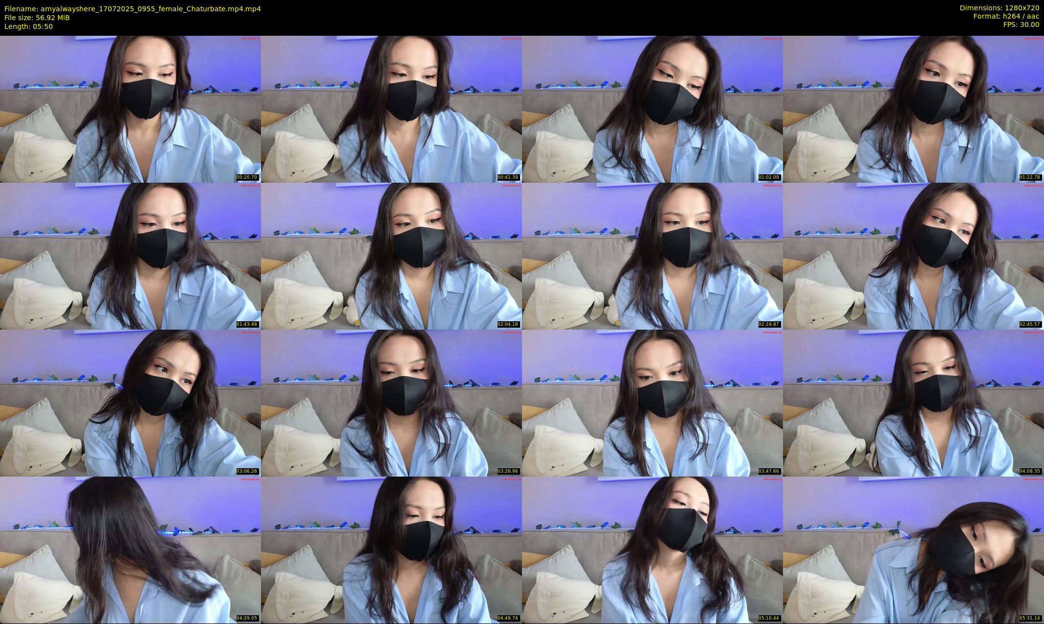 amyalwayshere — 6 minute Chaturbate female cam show recording, 720p, Jul 17, 2025