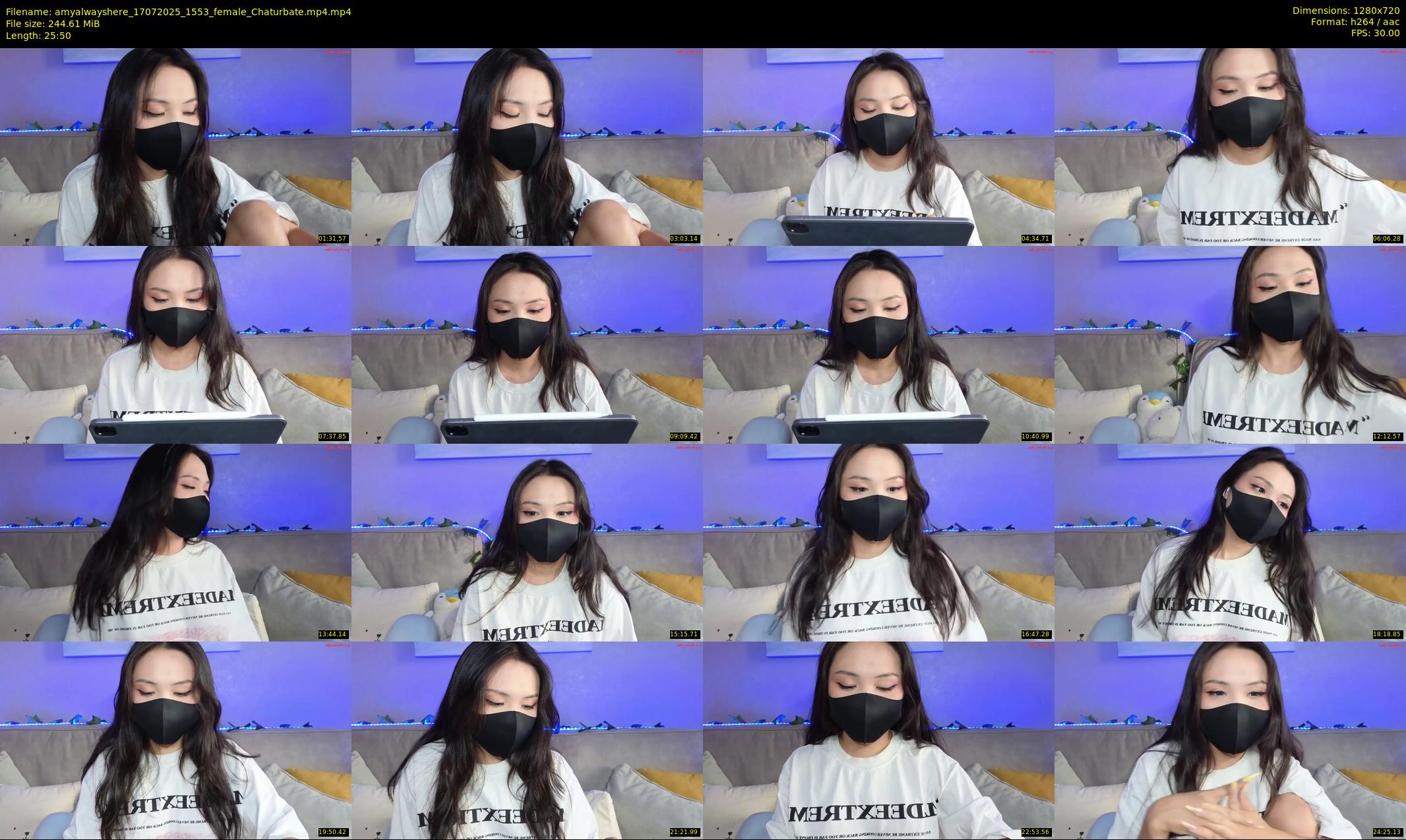amyalwayshere — 26 minute Chaturbate female cam show recording, 720p, Jul 17, 2025