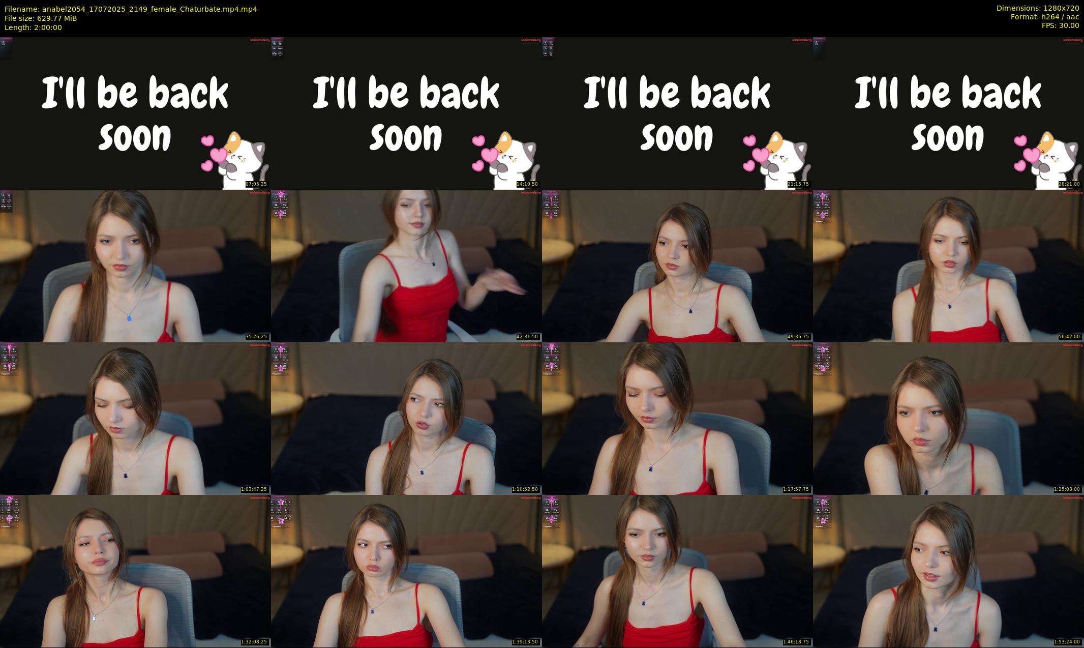 anabel2054 — 120 minute Chaturbate female cam show recording, 720p, Jul 17, 2025