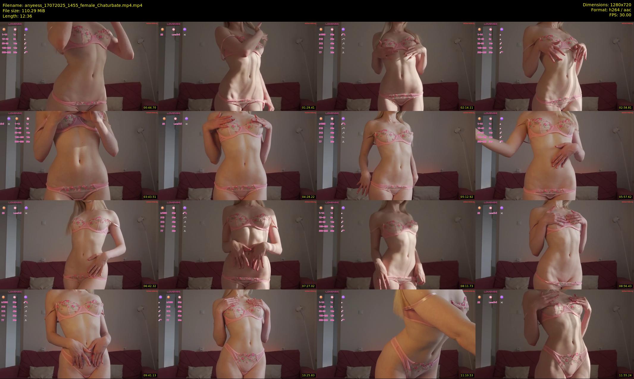 anyeess — 13 minute Chaturbate female cam show recording, 720p, Jul 17, 2025