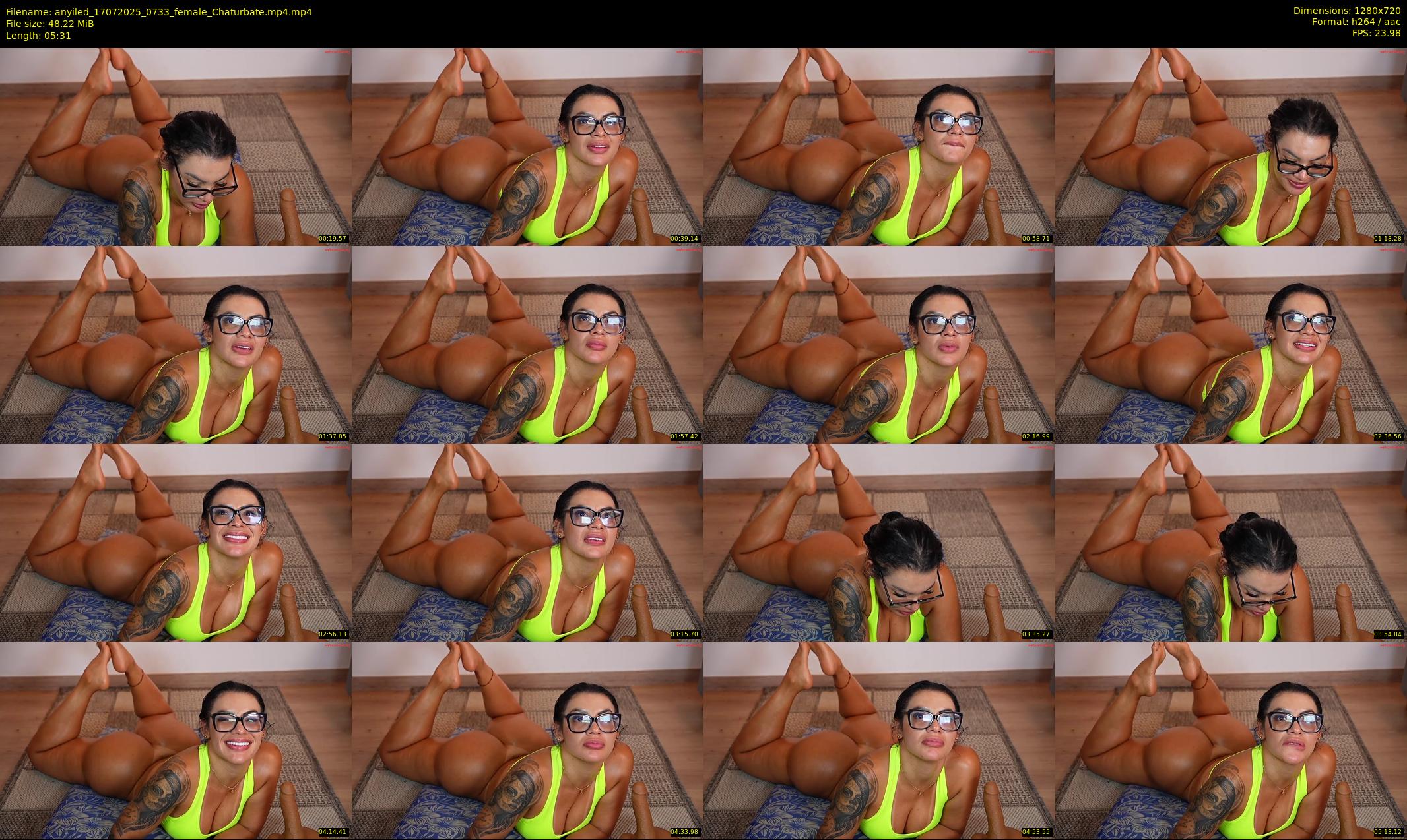 anyiled — 6 minute Chaturbate female cam show recording, 720p, Jul 17, 2025