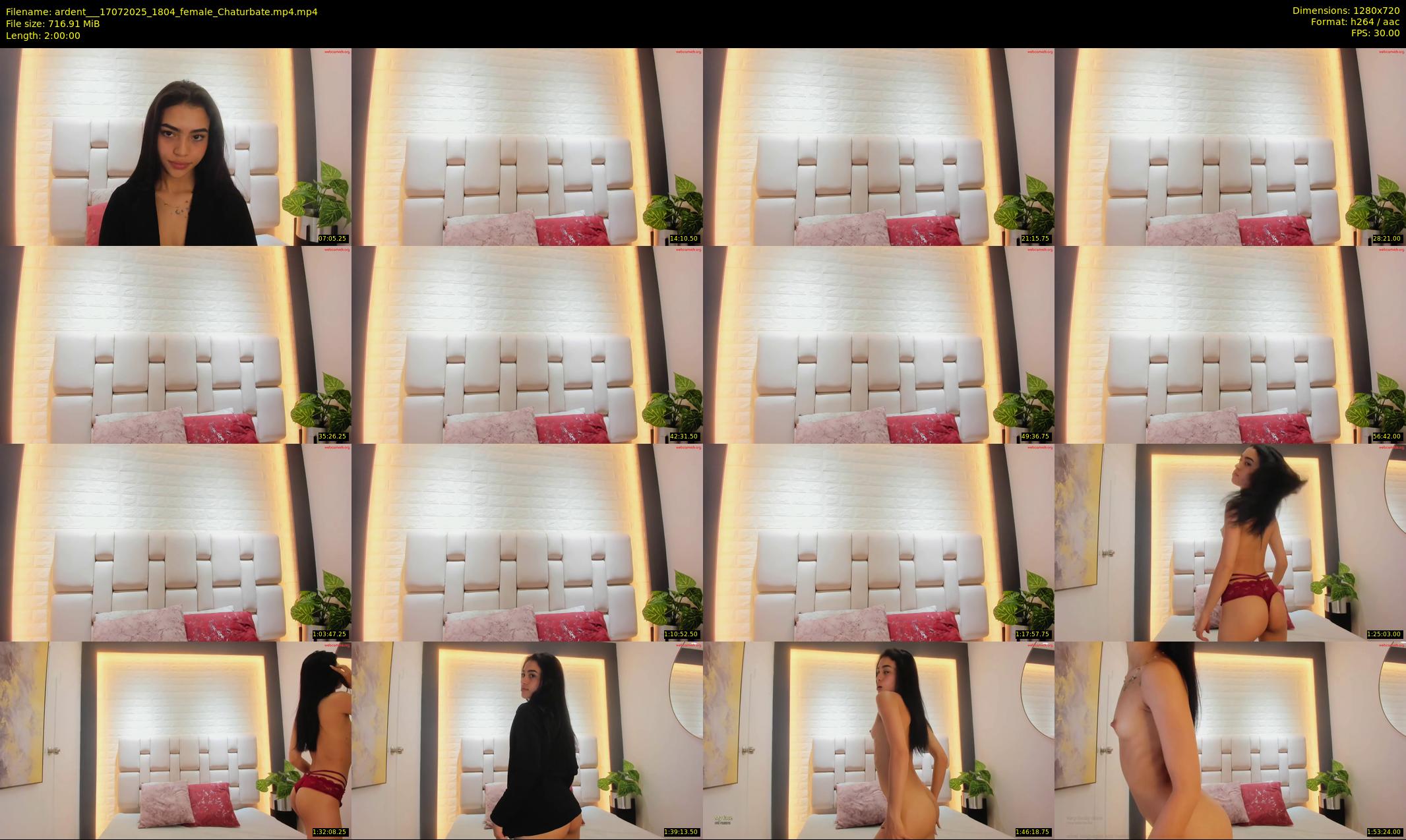 ardent__ — 120 minute Chaturbate female cam show recording, 720p, Jul 17, 2025