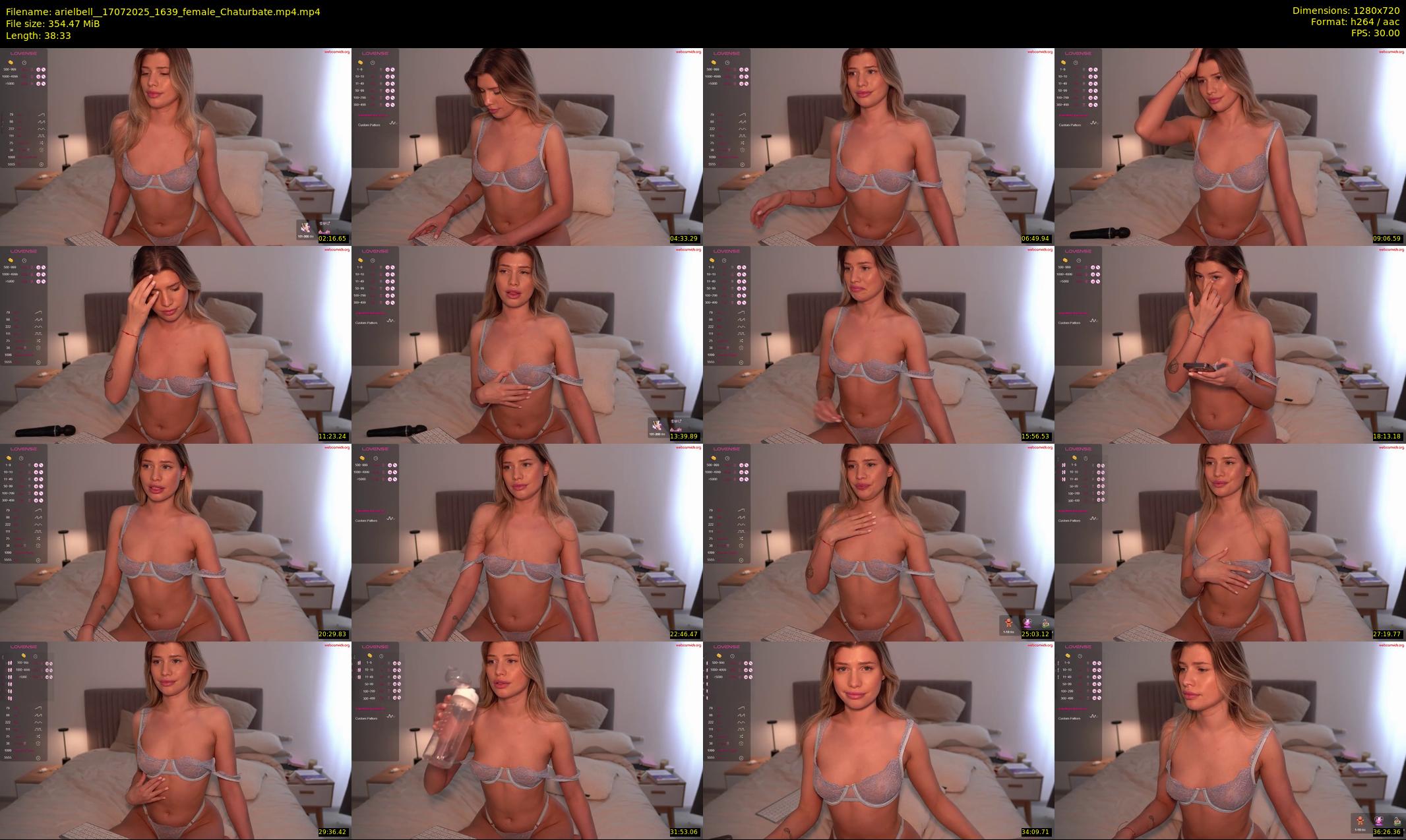 arielbell_ — 39 minute Chaturbate female cam show recording, 720p, Jul 17, 2025