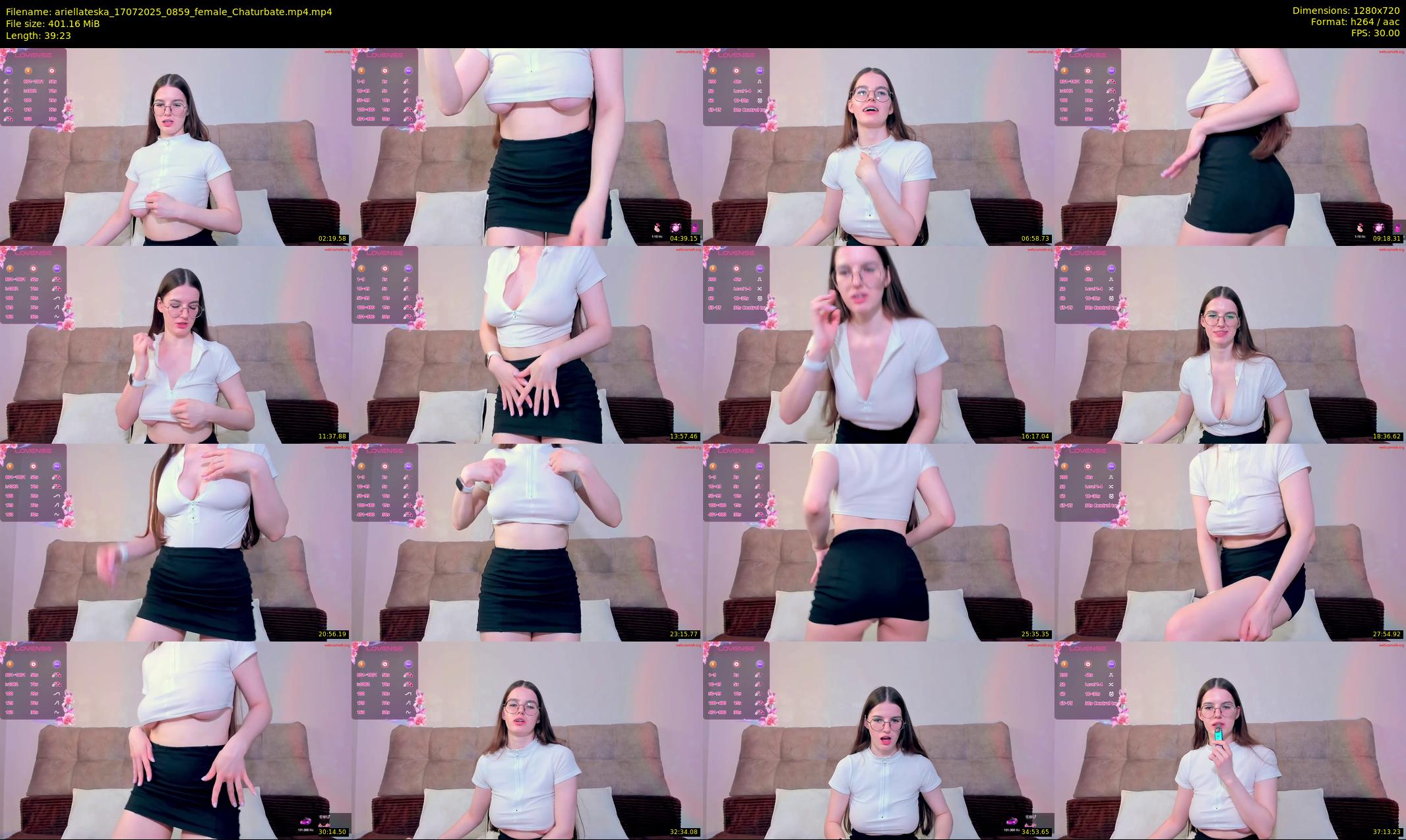 ariellateska — 40 minute Chaturbate female cam show recording, 720p, Jul 17, 2025