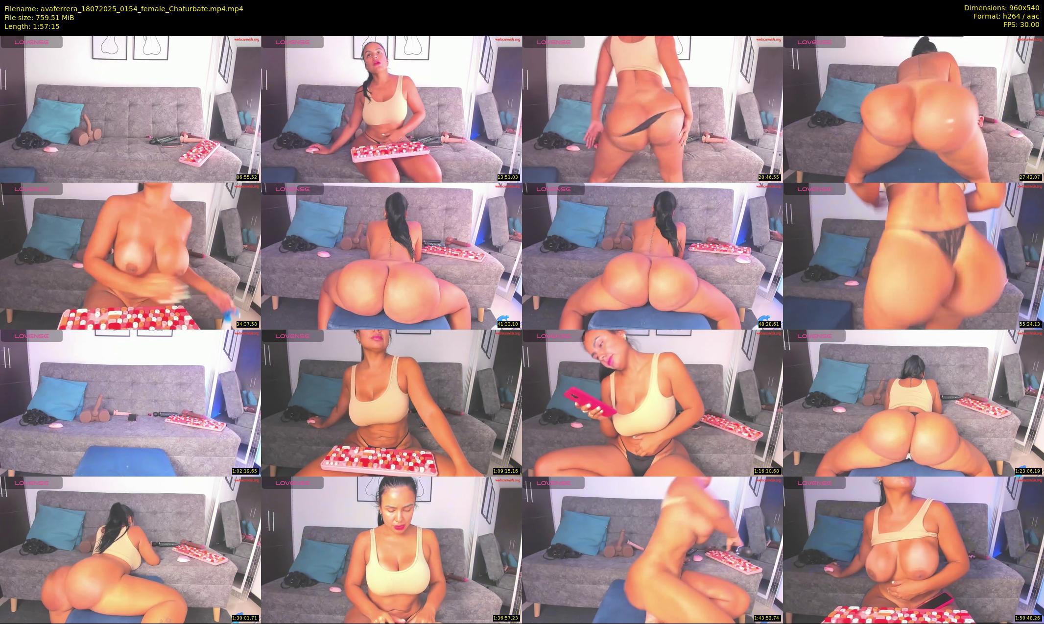 avaferrera — 118 minute Chaturbate female cam show recording, 480p, Jul 18, 2025