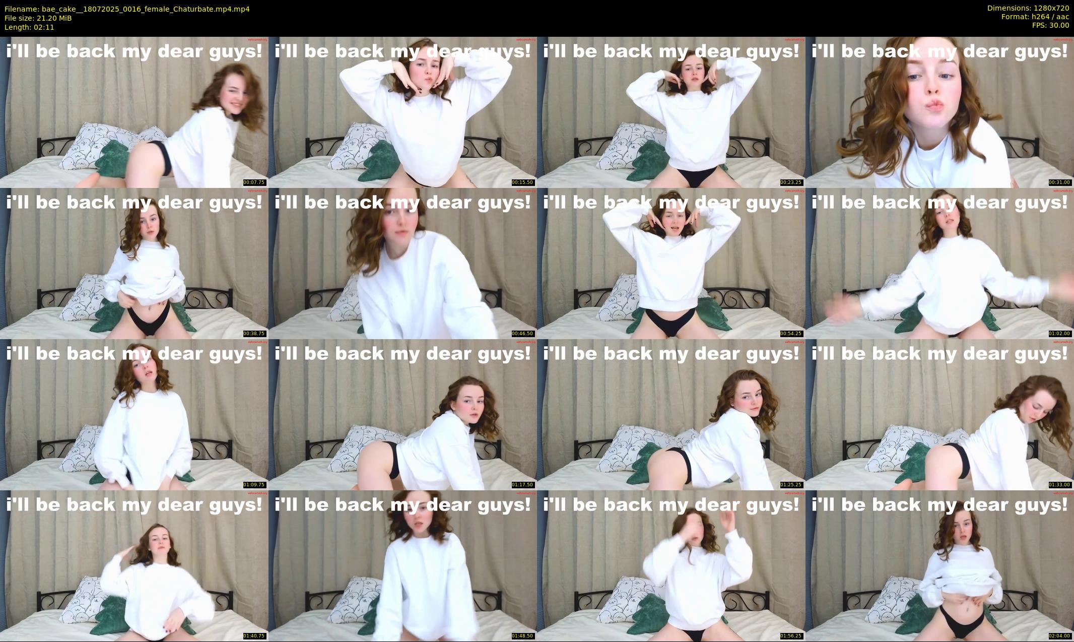 bae_cake_ — 3 minute Chaturbate female cam show recording, 720p, Jul 18, 2025
