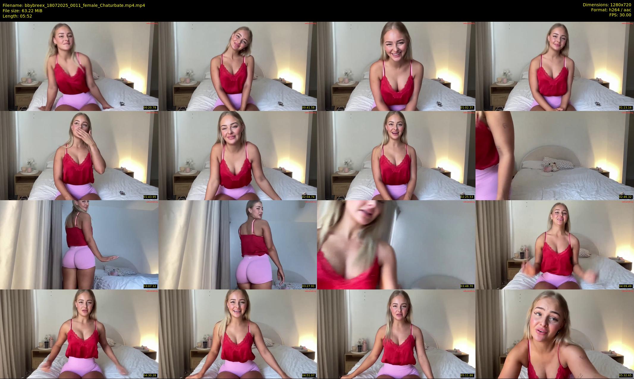 bbybreex — 6 minute Chaturbate female cam show recording, 720p, Jul 18, 2025