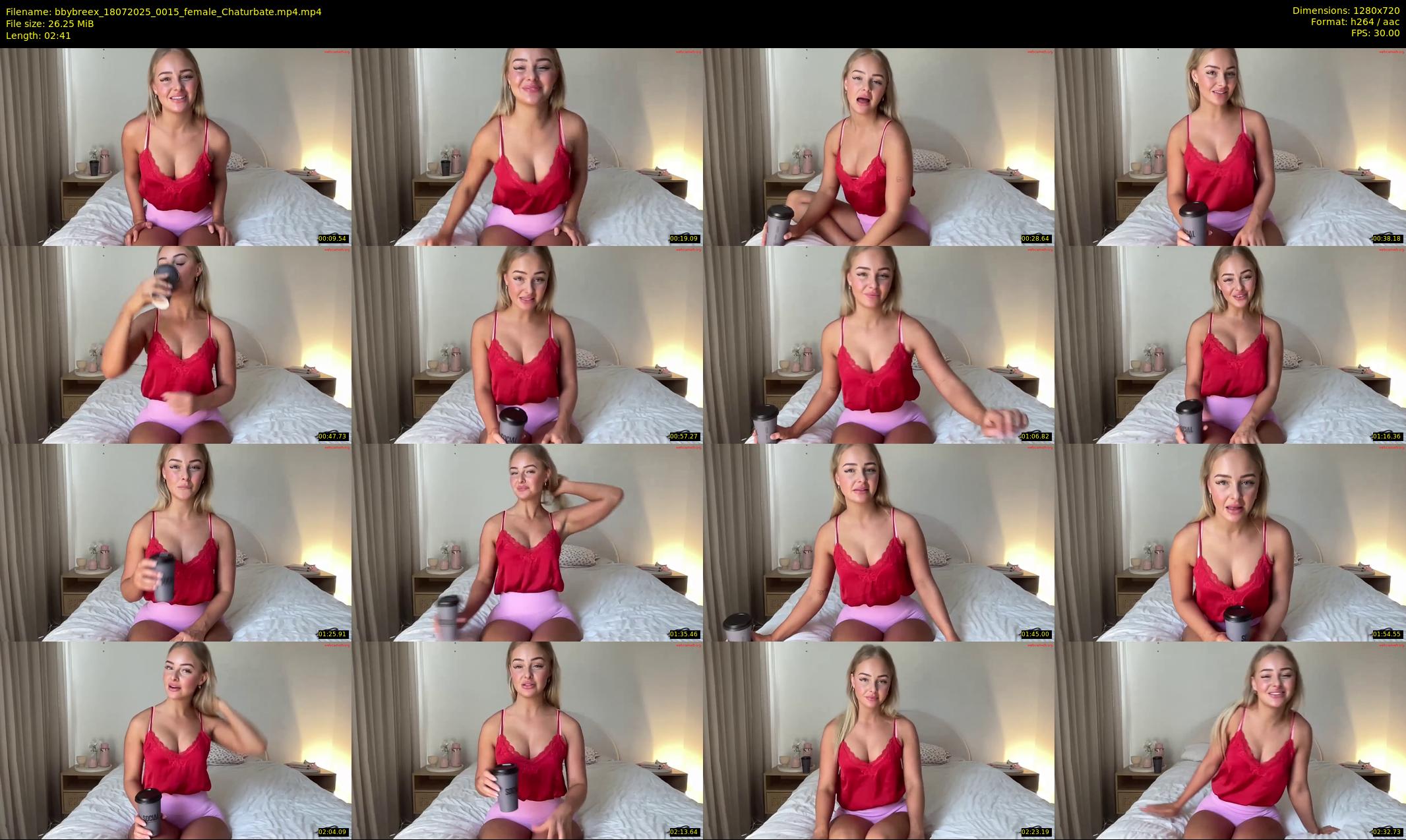 bbybreex — 3 minute Chaturbate female cam show recording, 720p, Jul 18, 2025