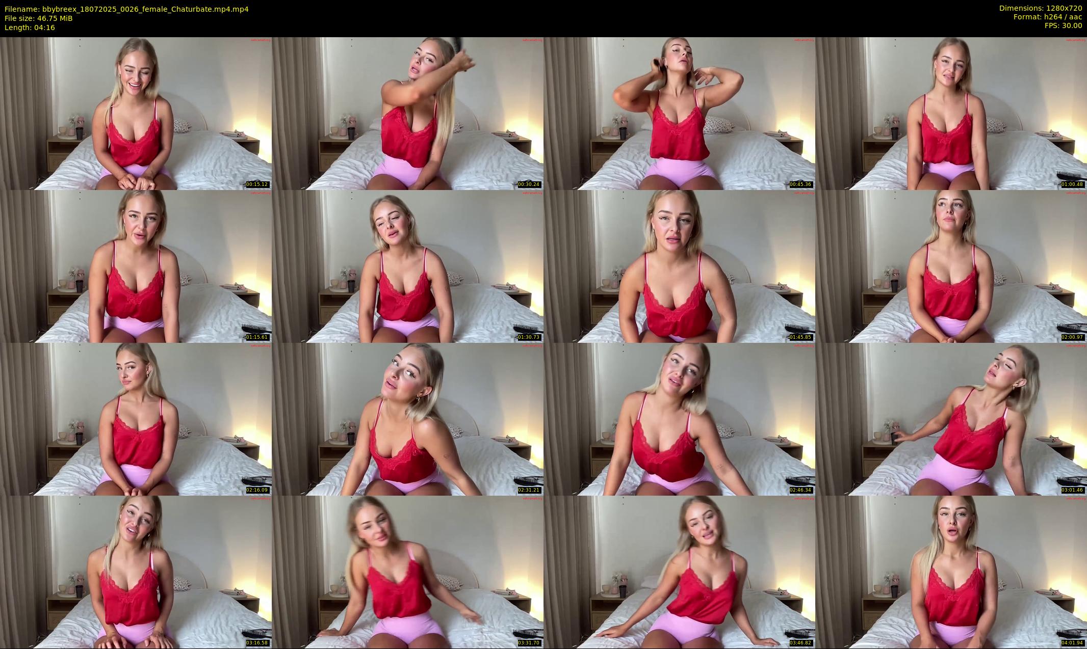 bbybreex — 5 minute Chaturbate female cam show recording, 720p, Jul 18, 2025