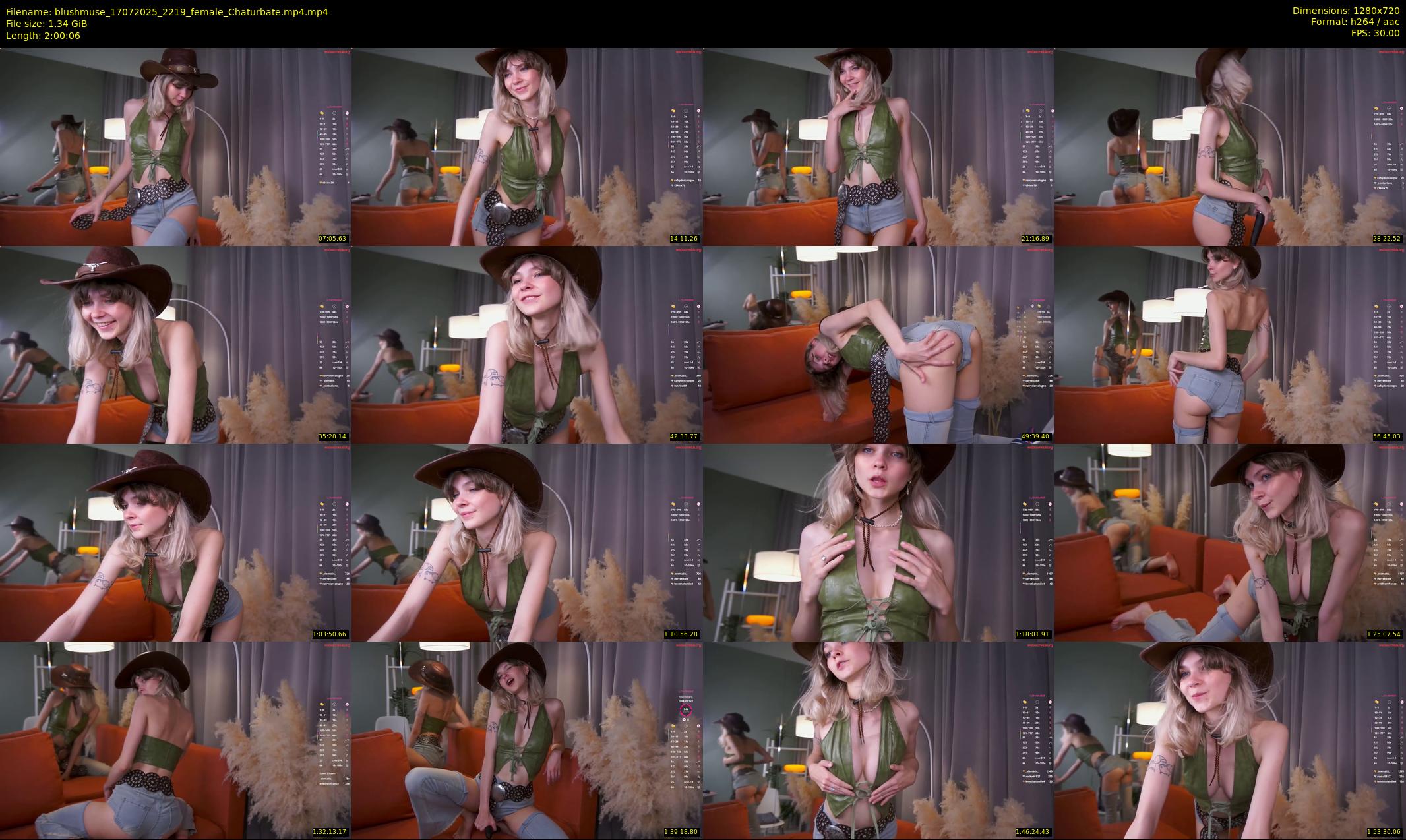 blushmuse — 121 minute Chaturbate female cam show recording, 720p, Jul 17, 2025