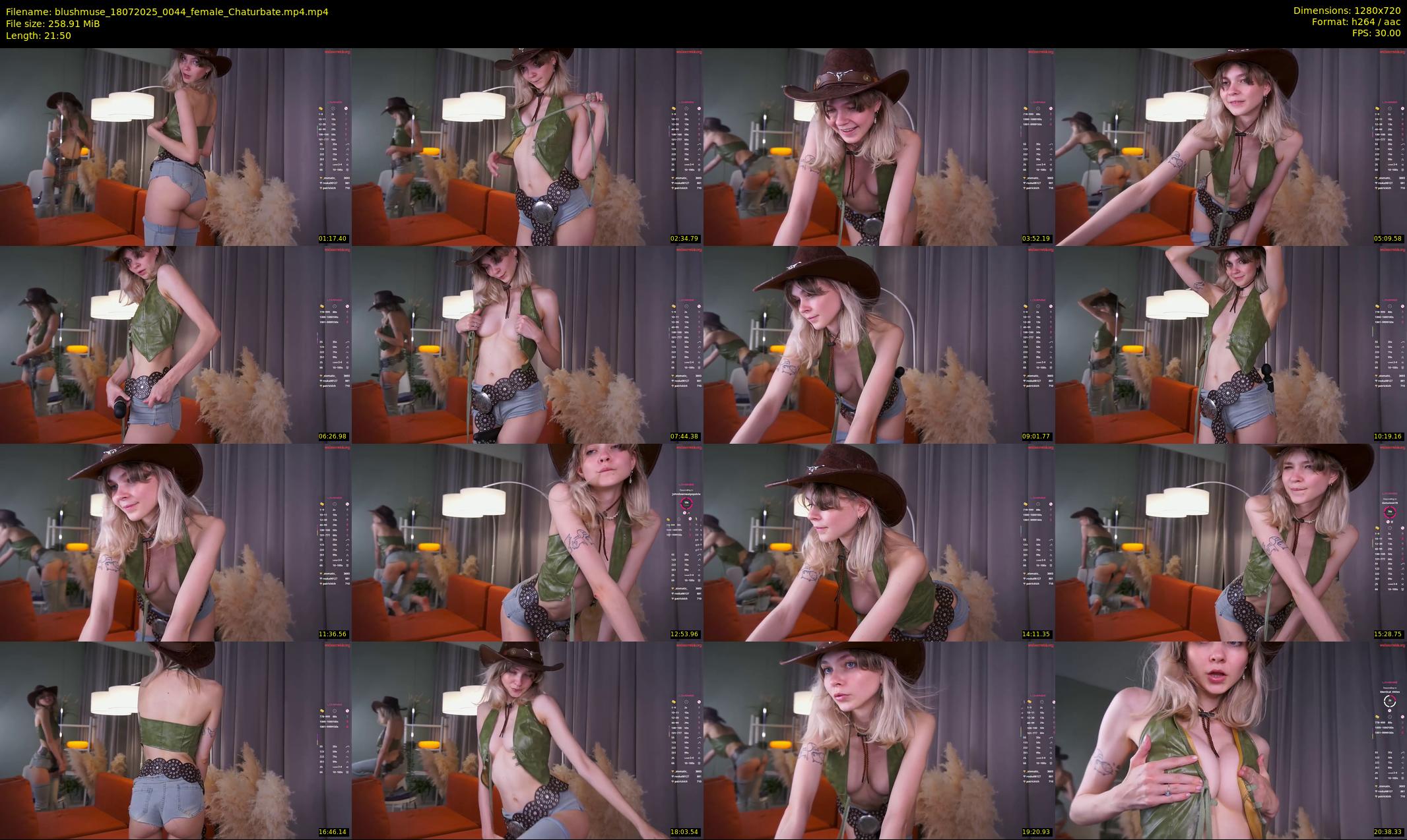 blushmuse — 22 minute Chaturbate female cam show recording, 720p, Jul 18, 2025
