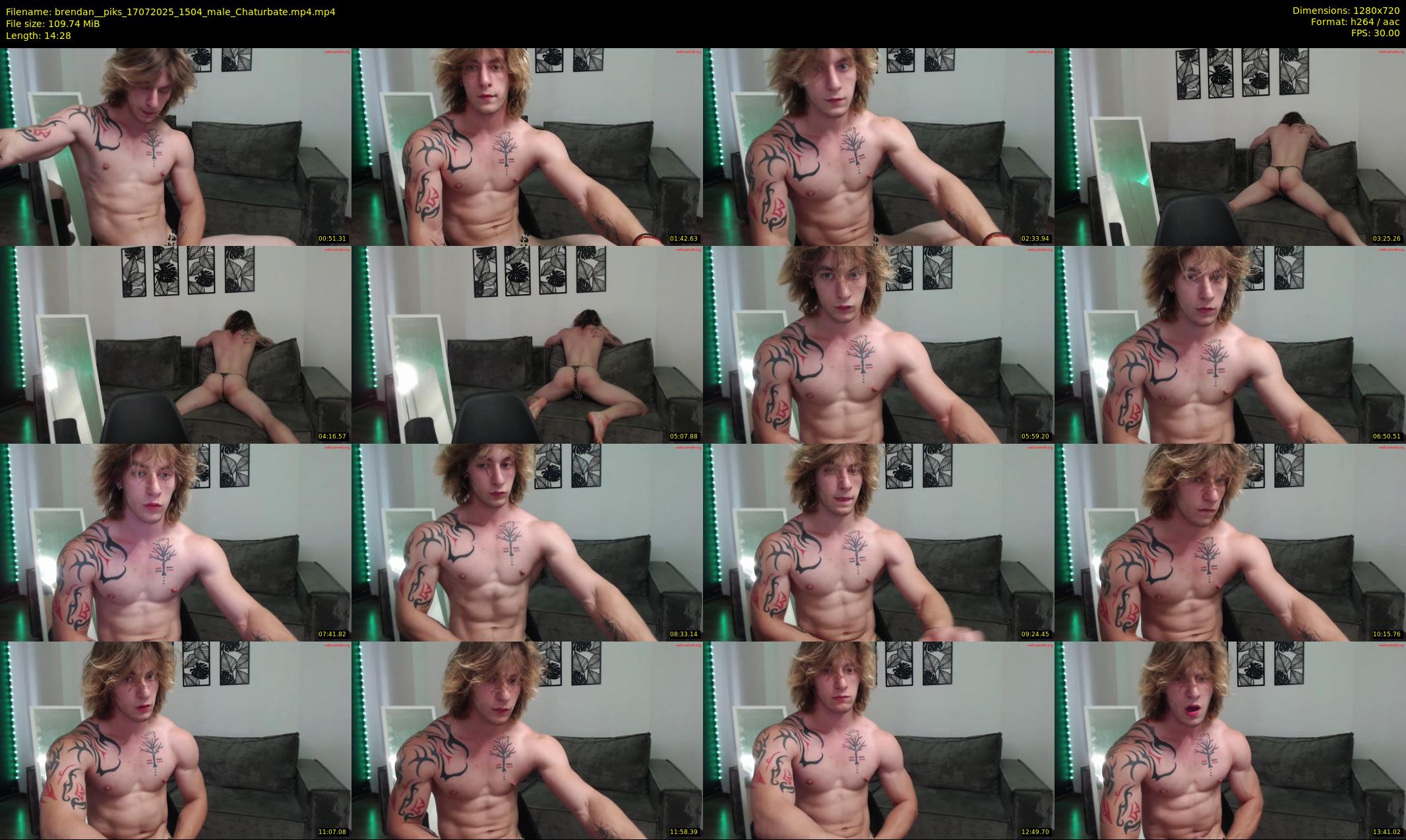 brendan__piks — 15 minute Chaturbate male cam show recording, 720p, Jul 17, 2025