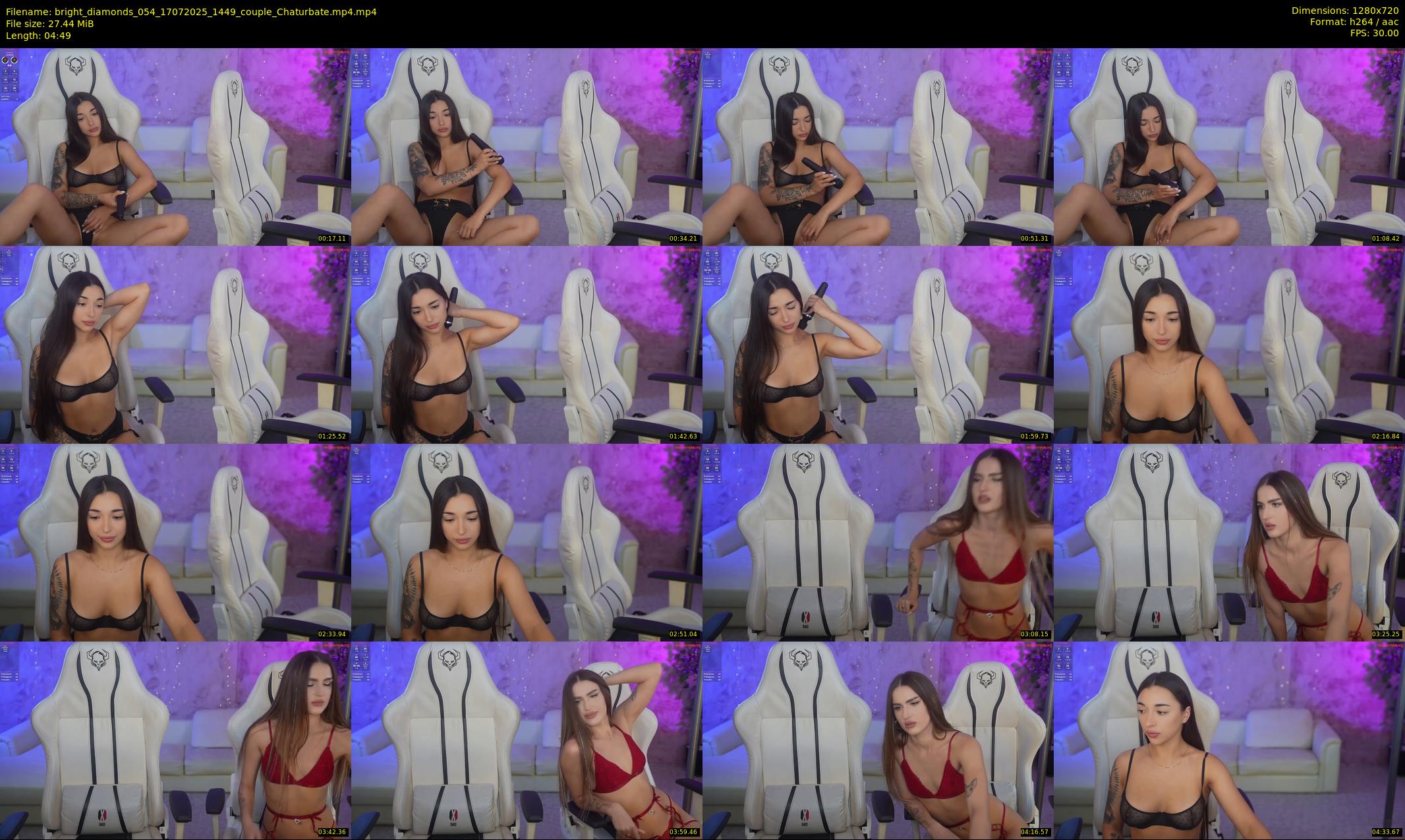 bright_diamonds_054 — 5 minute Chaturbate couple cam show recording, 720p, Jul 17, 2025