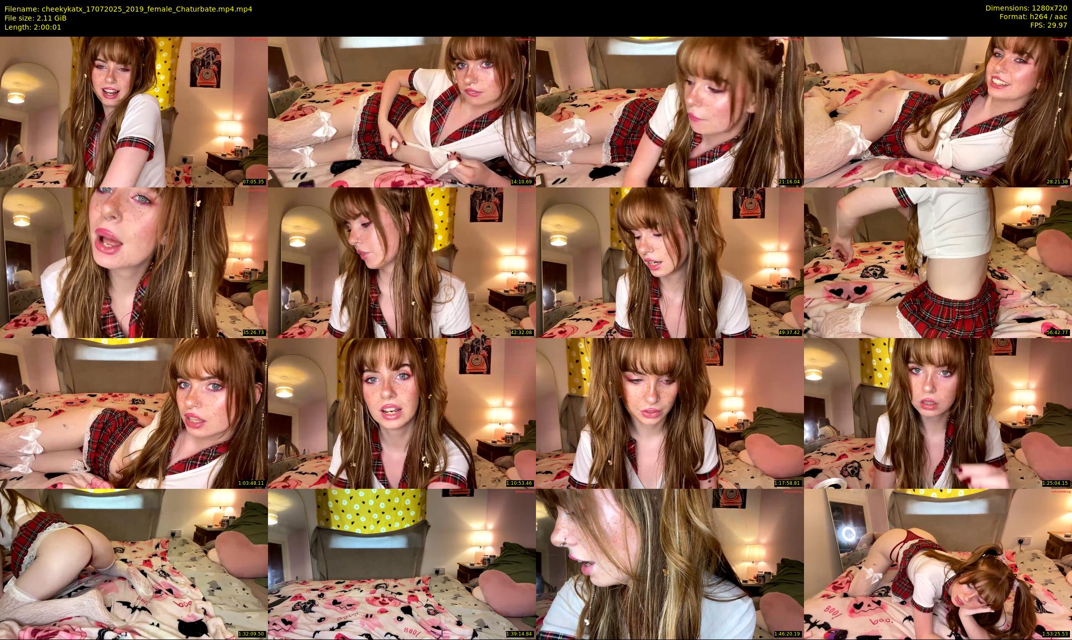 cheekykatx — 121 minute Chaturbate female cam show recording, 720p, Jul 17, 2025