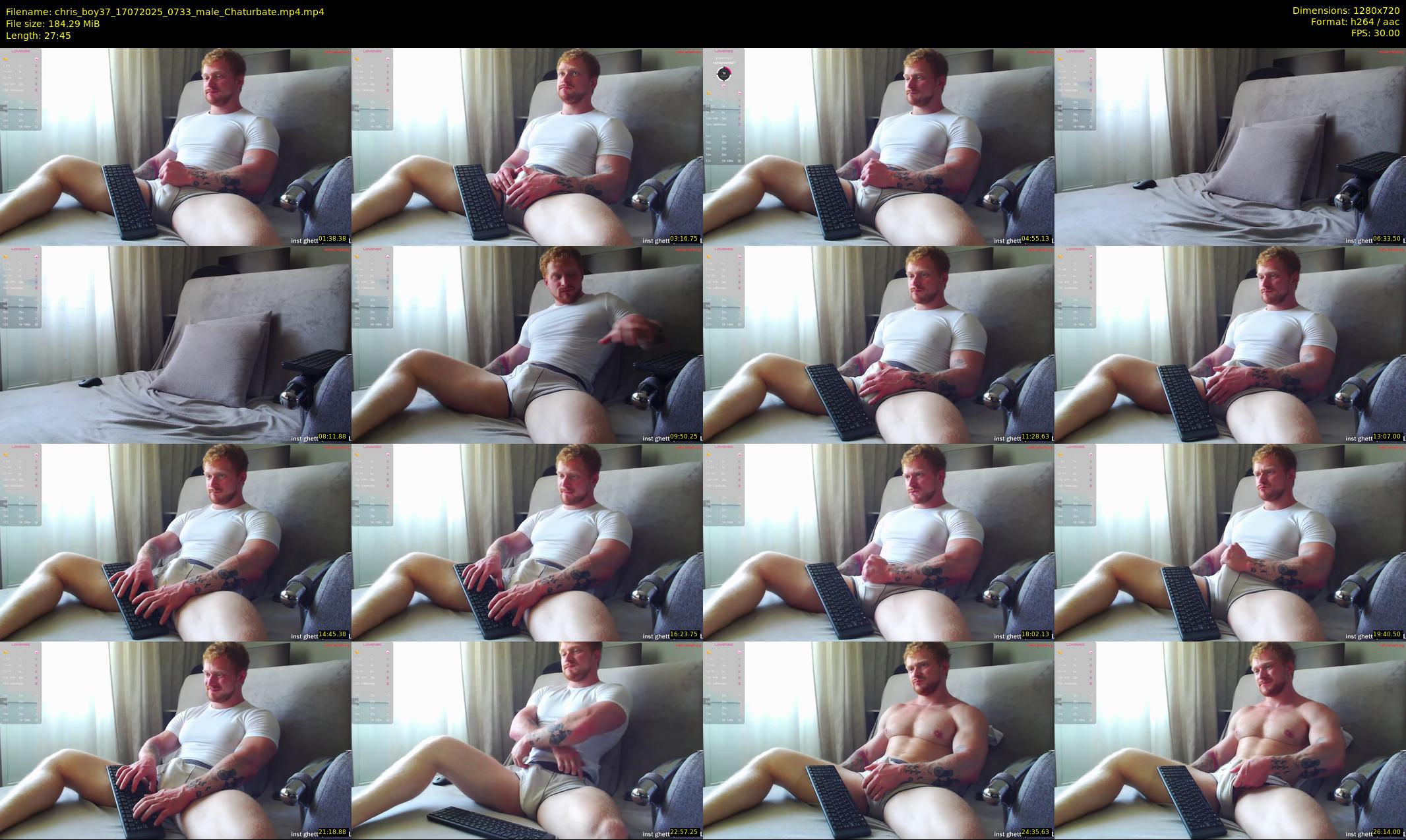 chris_boy37 — 28 minute Chaturbate male cam show recording, 720p, Jul 17, 2025
