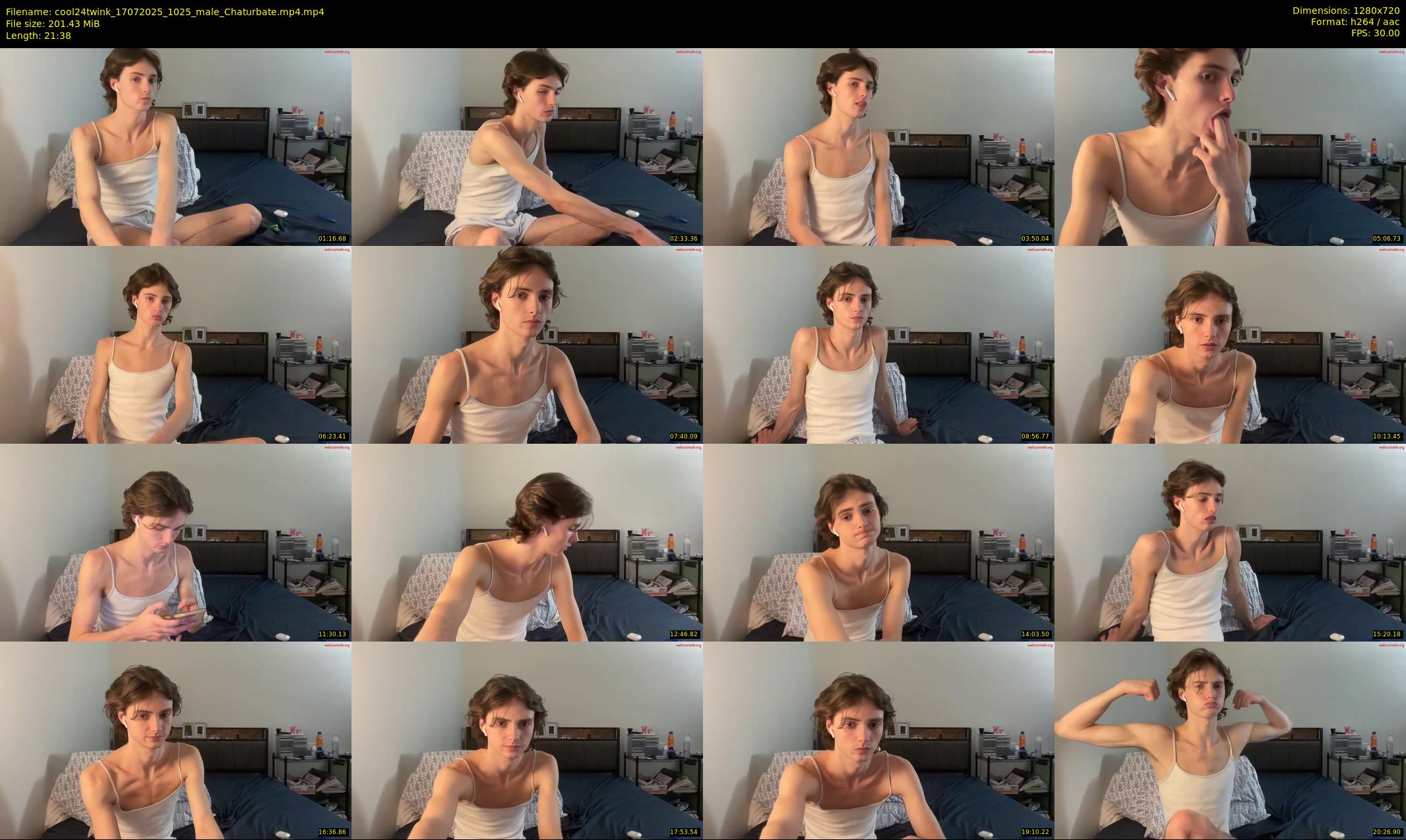 cool24twink — 22 minute Chaturbate male cam show recording, 720p, Jul 17, 2025