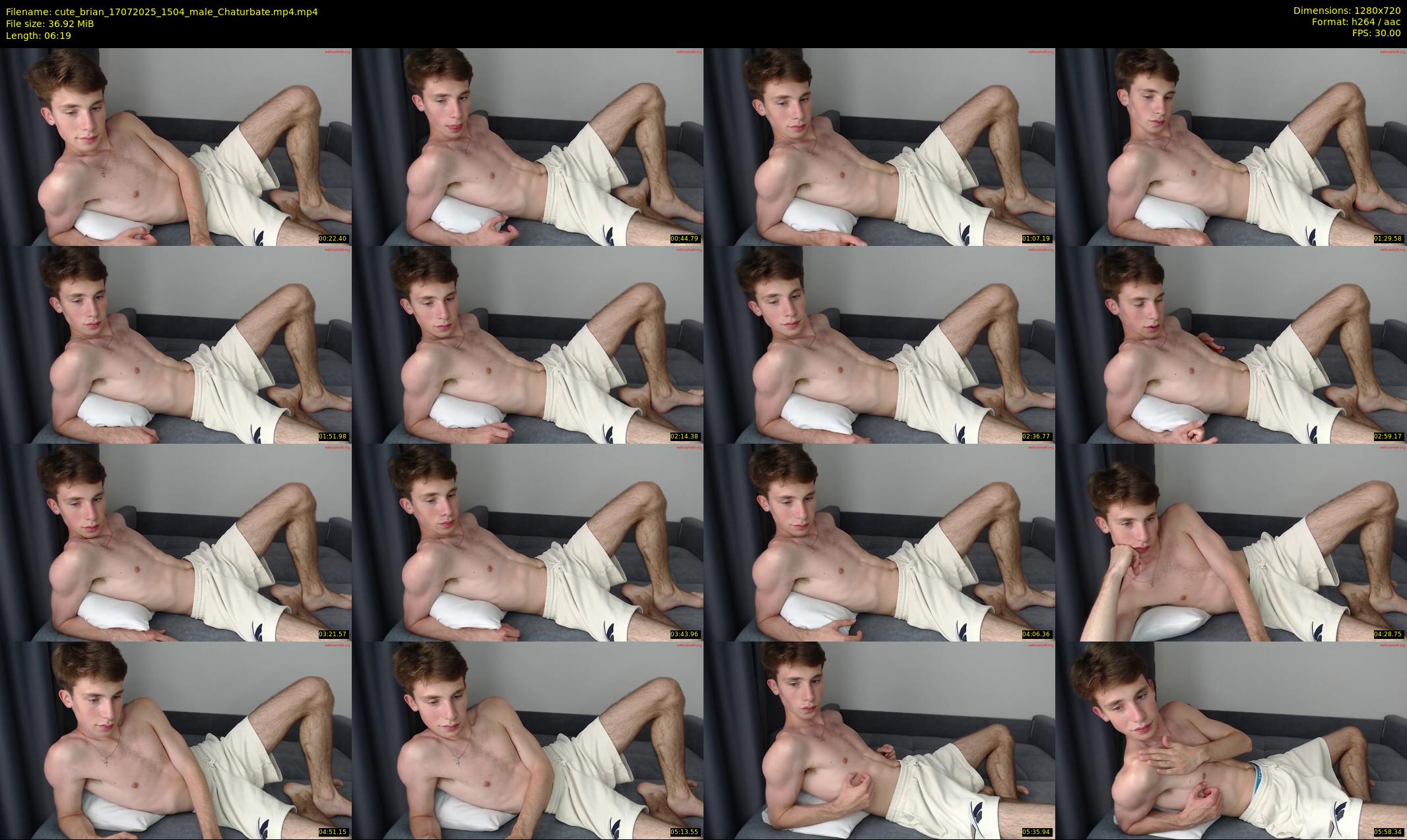 cute_brian — 7 minute Chaturbate male cam show recording, 720p, Jul 17, 2025
