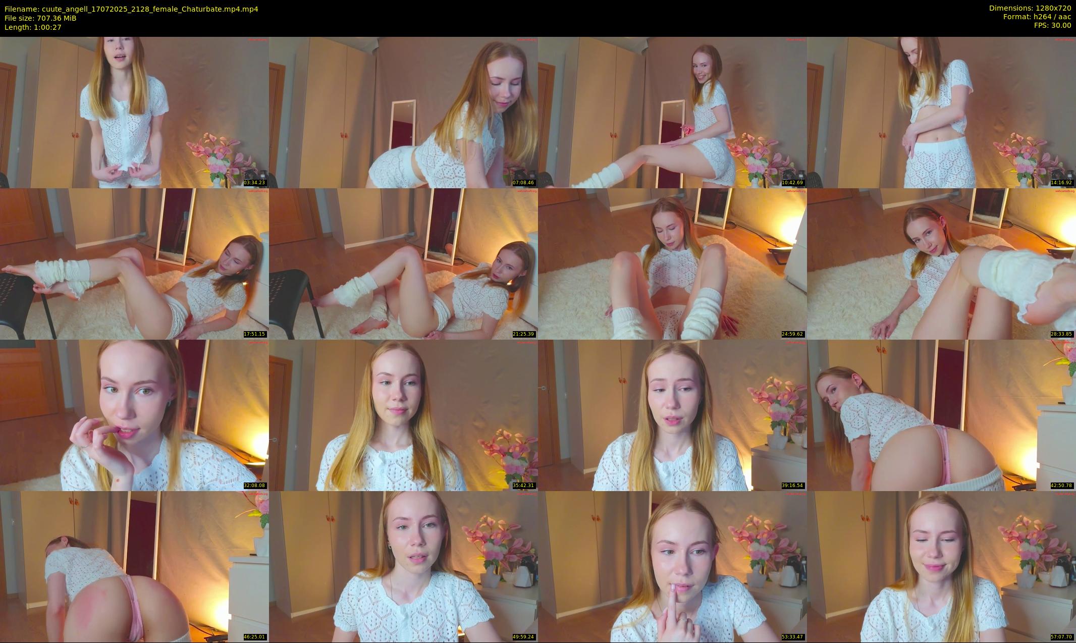 cuute_angell — 61 minute Chaturbate female cam show recording, 720p, Jul 17, 2025