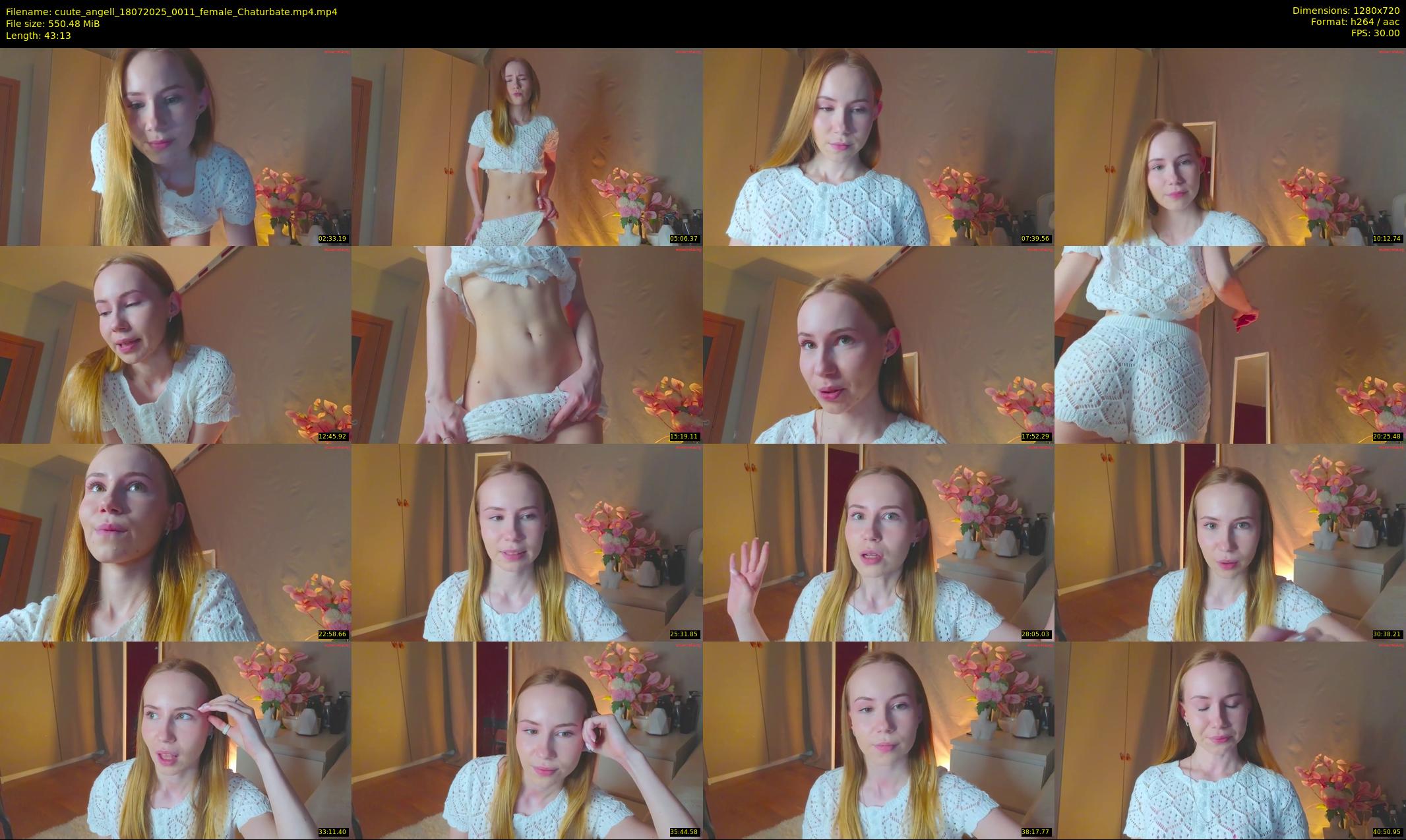 cuute_angell — 44 minute Chaturbate female cam show recording, 720p, Jul 18, 2025