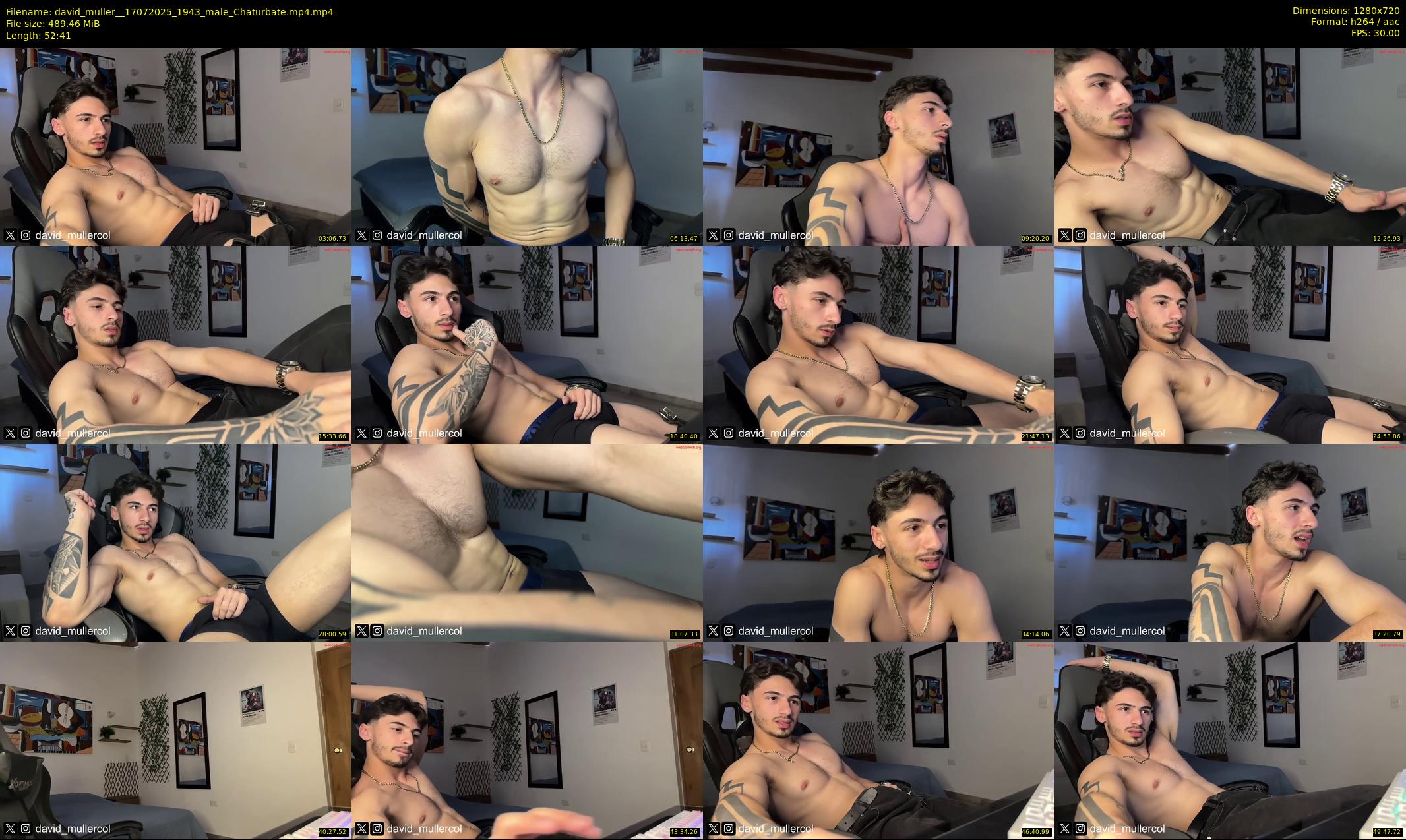 david_muller_ — 53 minute Chaturbate male cam show recording, 720p, Jul 17, 2025
