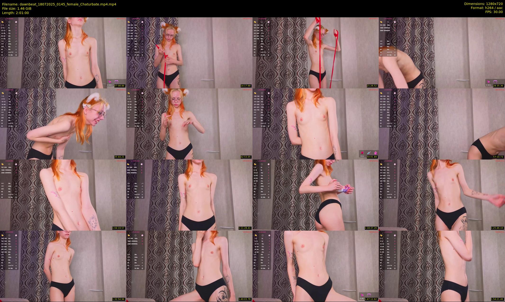 dawnbeat — 121 minute Chaturbate female cam show recording, 720p, Jul 18, 2025
