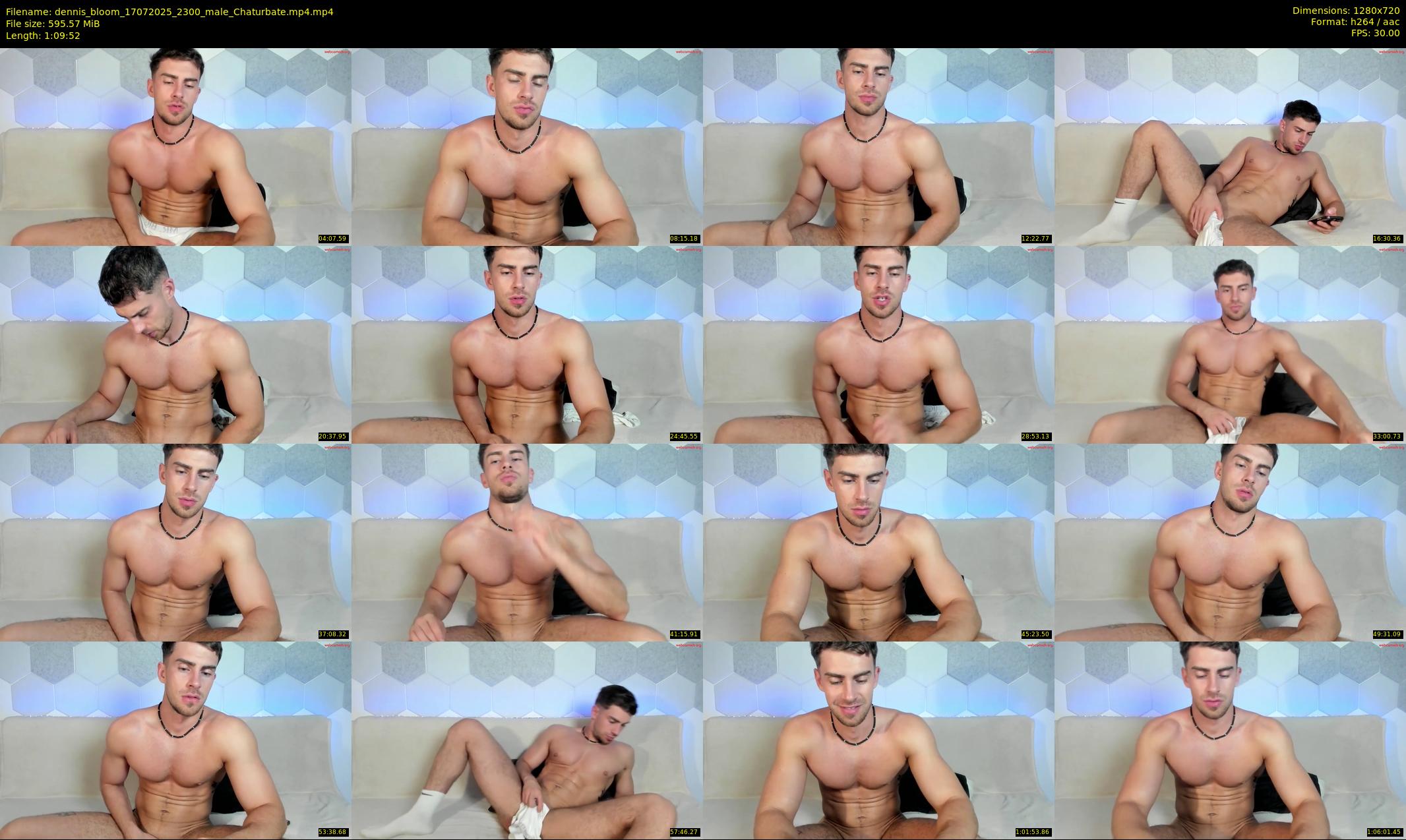 dennis_bloom — 70 minute Chaturbate male cam show recording, 720p, Jul 17, 2025