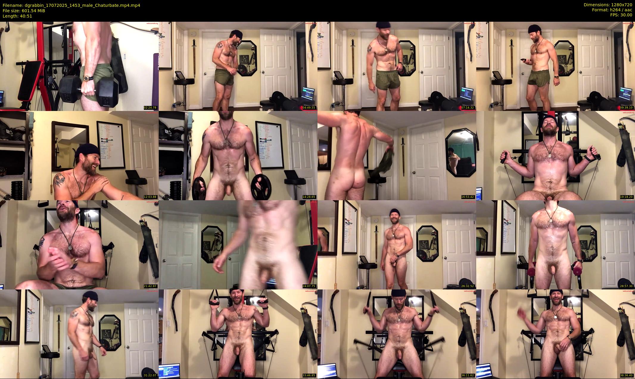 dgrabbin — 41 minute Chaturbate male cam show recording, 720p, Jul 17, 2025