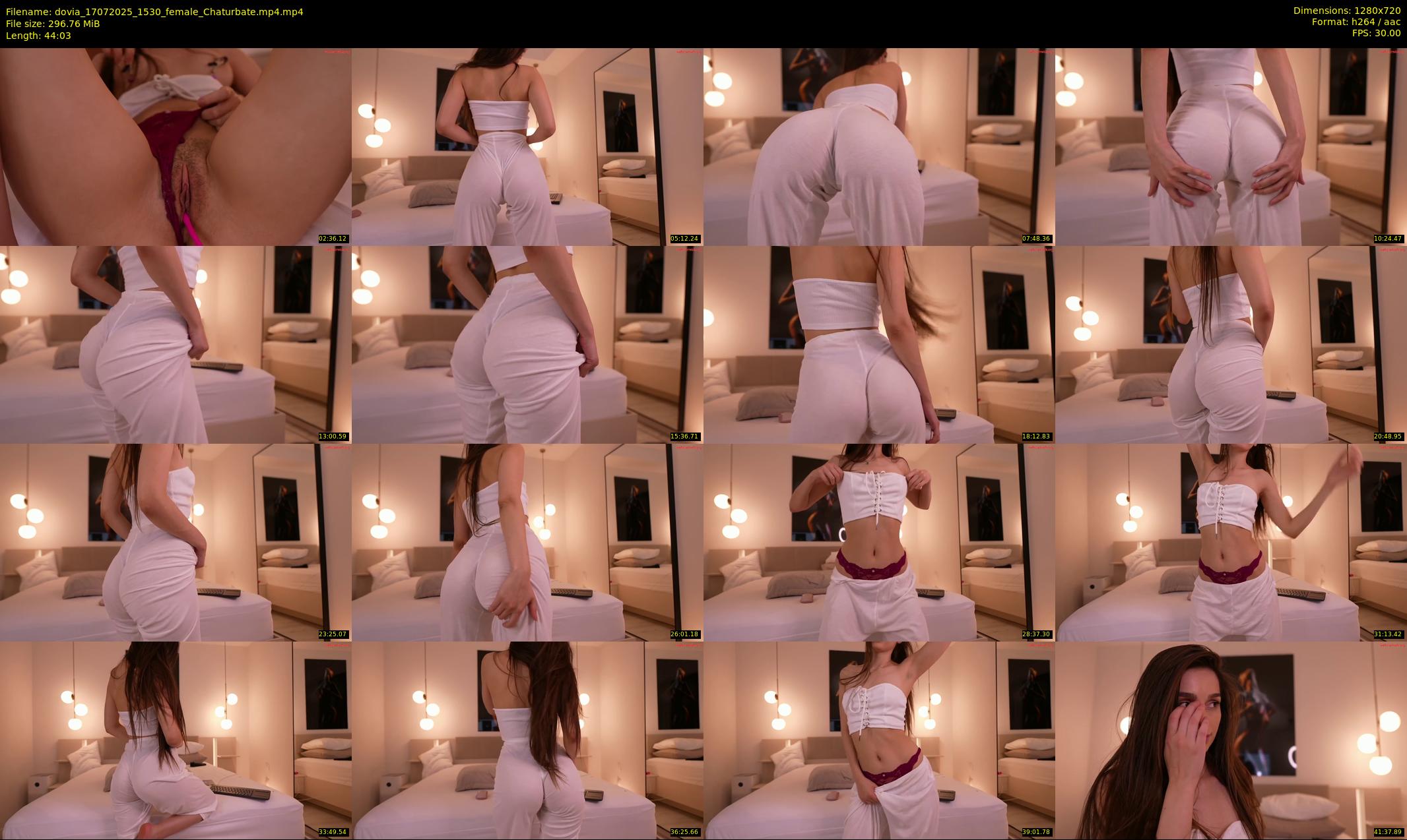 dovia — 45 minute Chaturbate female cam show recording, 720p, Jul 17, 2025