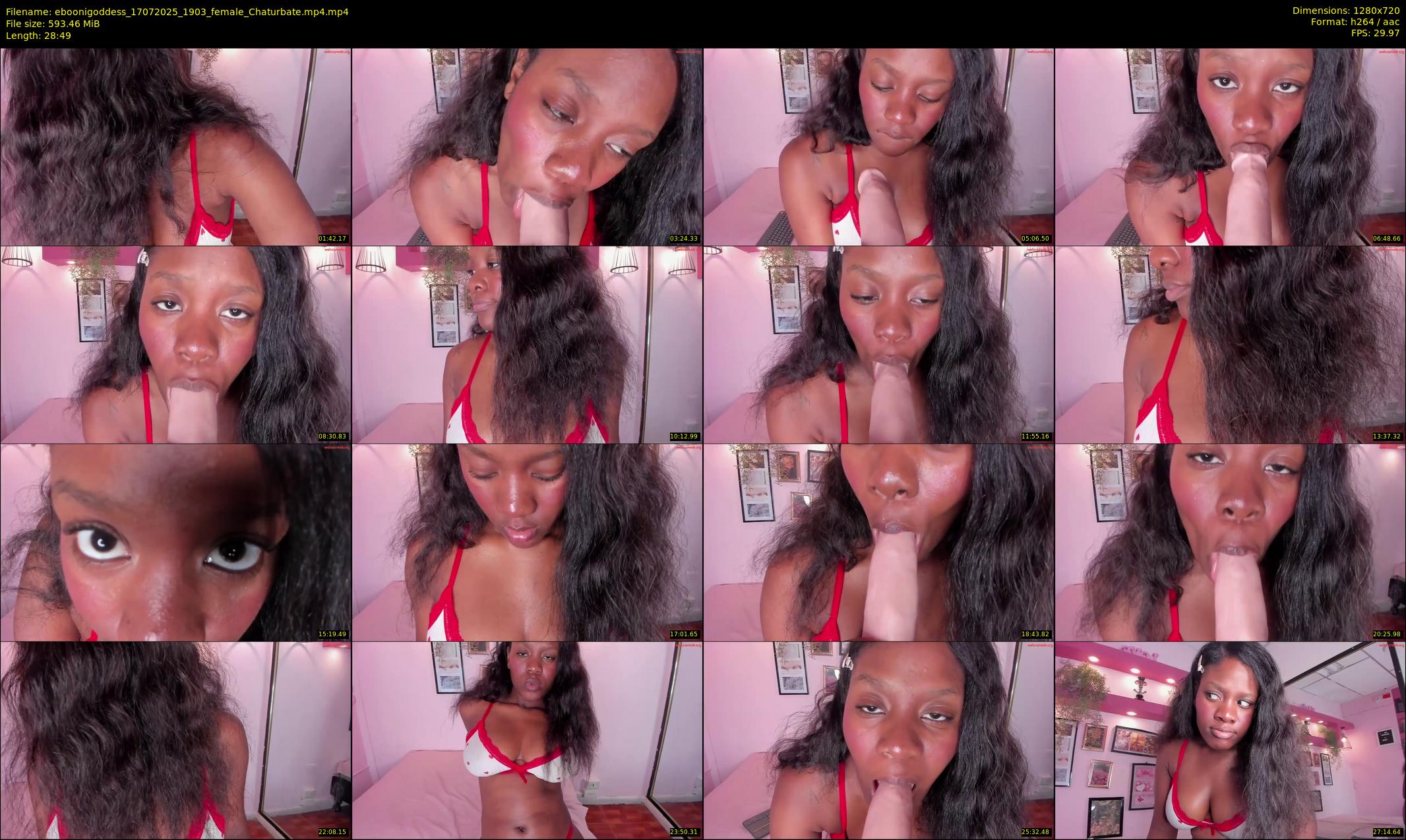 eboonigoddess — 29 minute Chaturbate female cam show recording, 720p, Jul 17, 2025