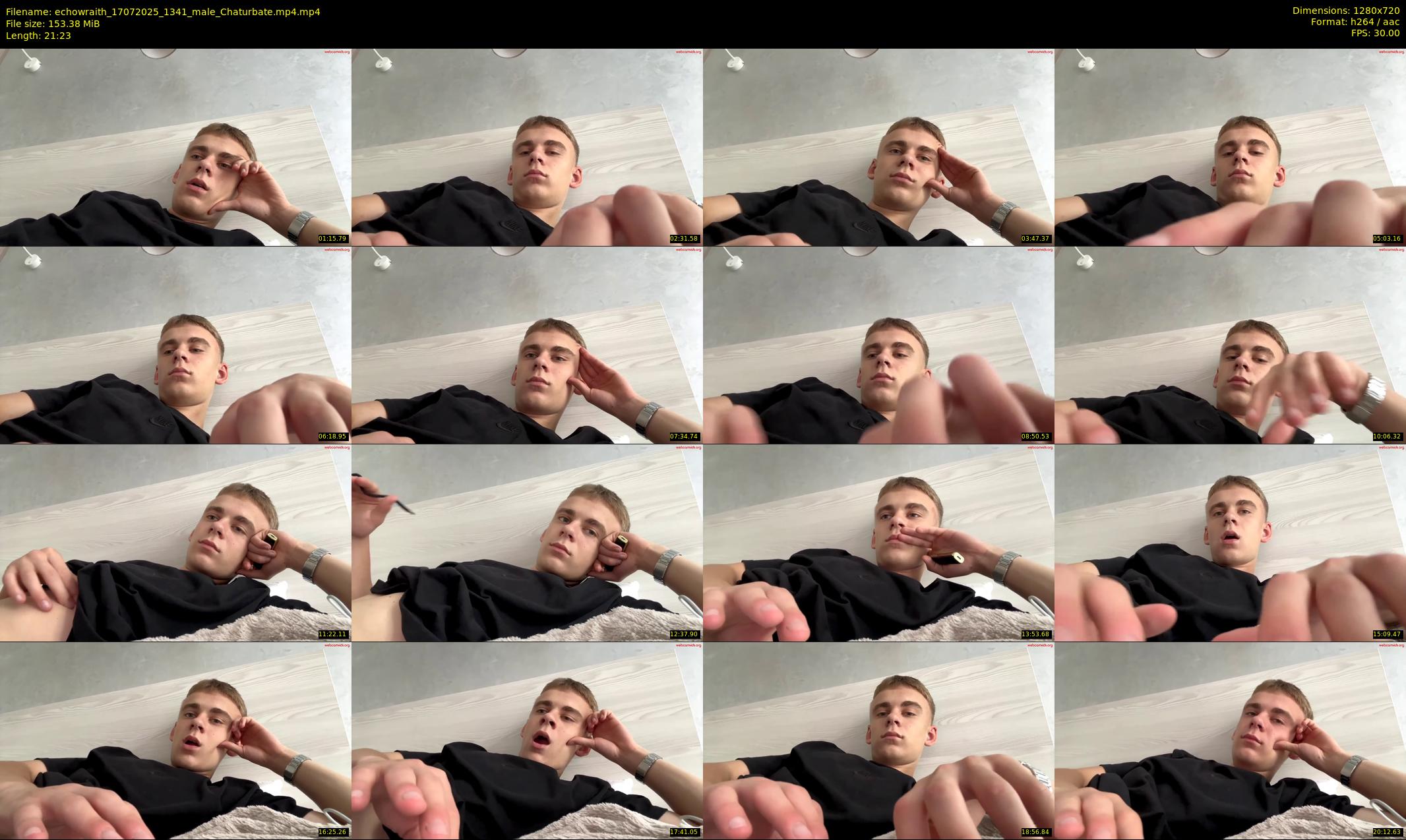 echowraith — 22 minute Chaturbate male cam show recording, 720p, Jul 17, 2025