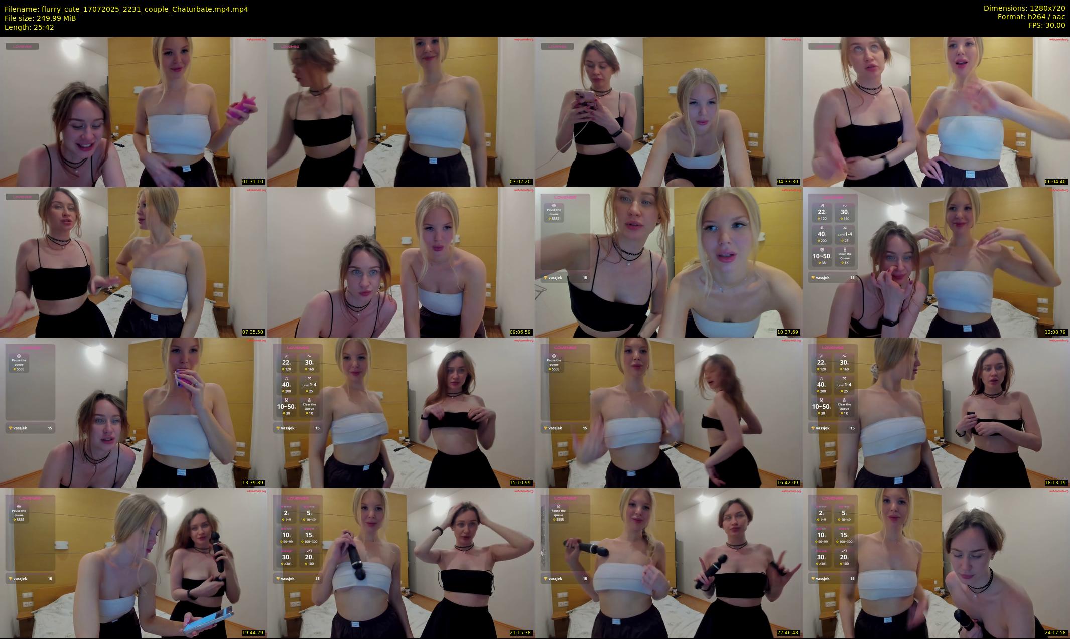 flurry_cute — 26 minute Chaturbate couple cam show recording, 720p, Jul 17, 2025